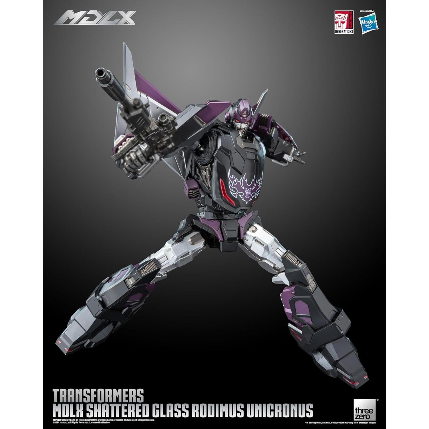 Figura de Acción MDLX Cristales Rotos Rodimus Unicronus 18cm Threezero