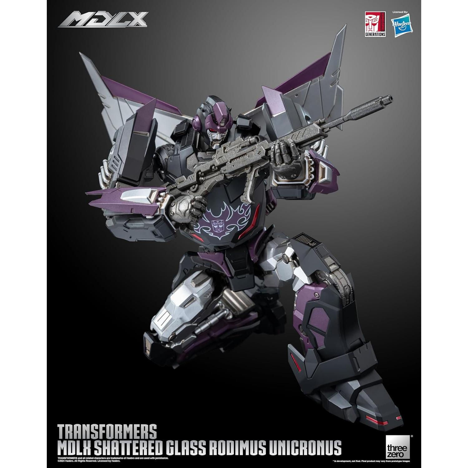 Figura de Acción MDLX Cristales Rotos Rodimus Unicronus 18cm Threezero