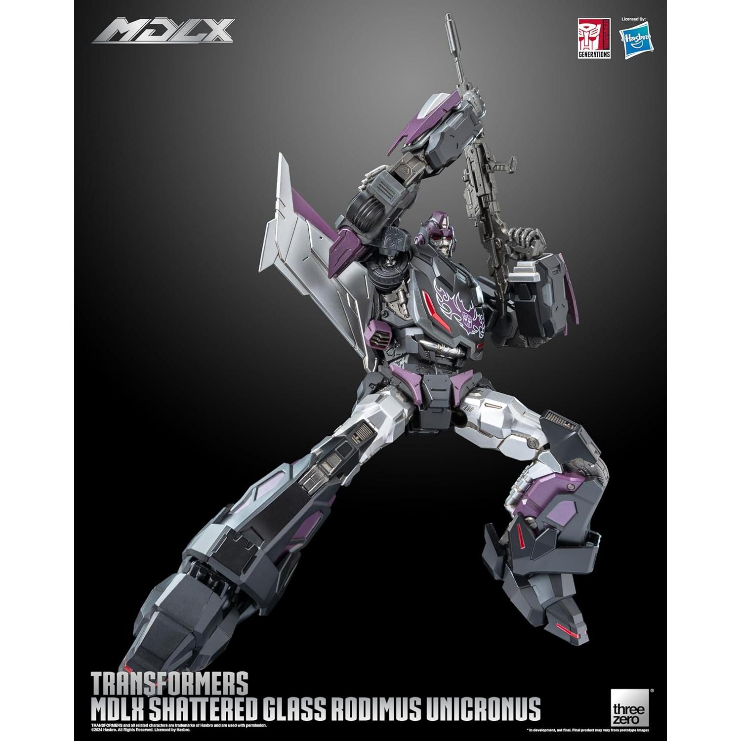 Figura de Acción MDLX Cristales Rotos Rodimus Unicronus 18cm Threezero