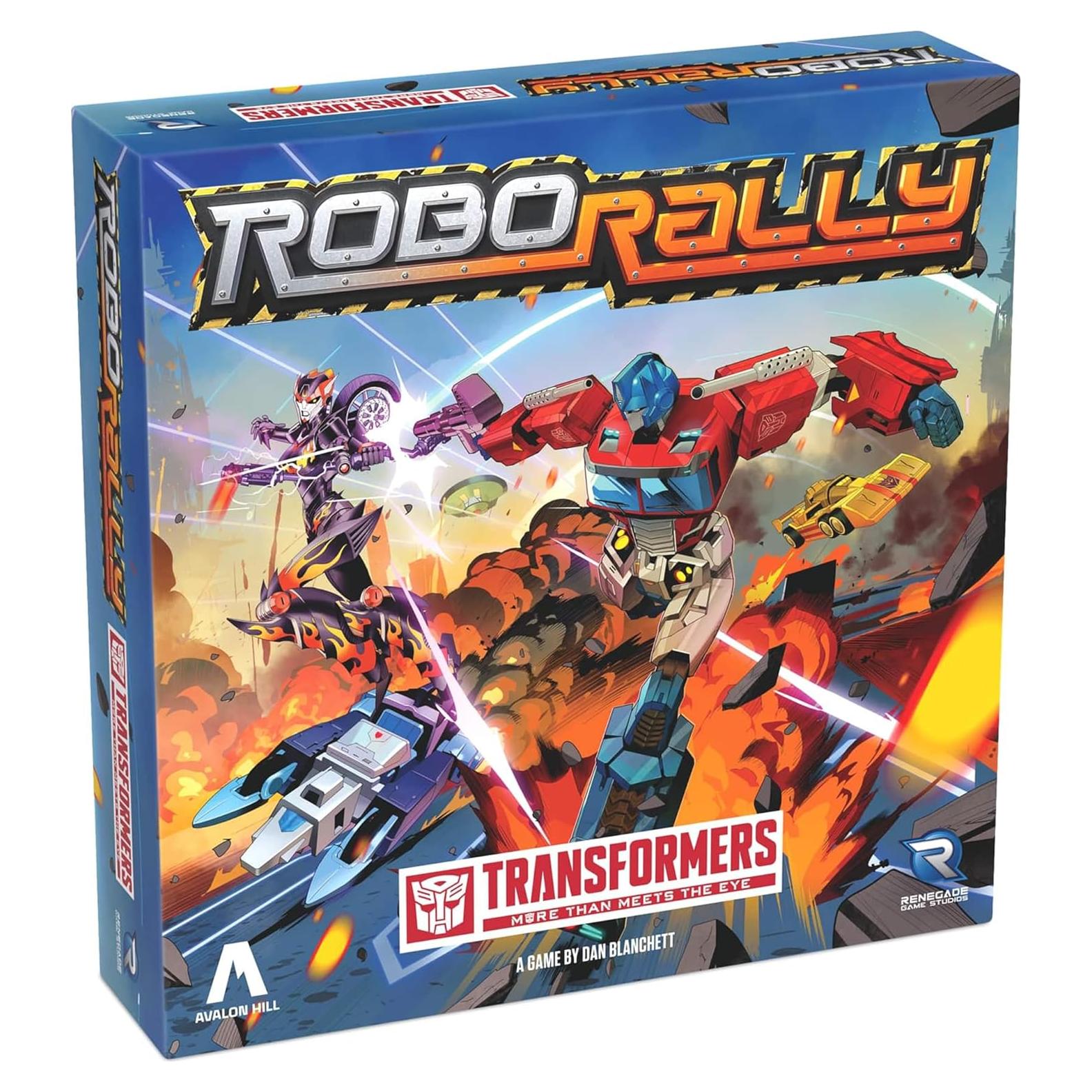 Juego de Mesa Robo Rally Transformers - Renegade Game Studios, 2-6 Jugadores, 45-90 Min