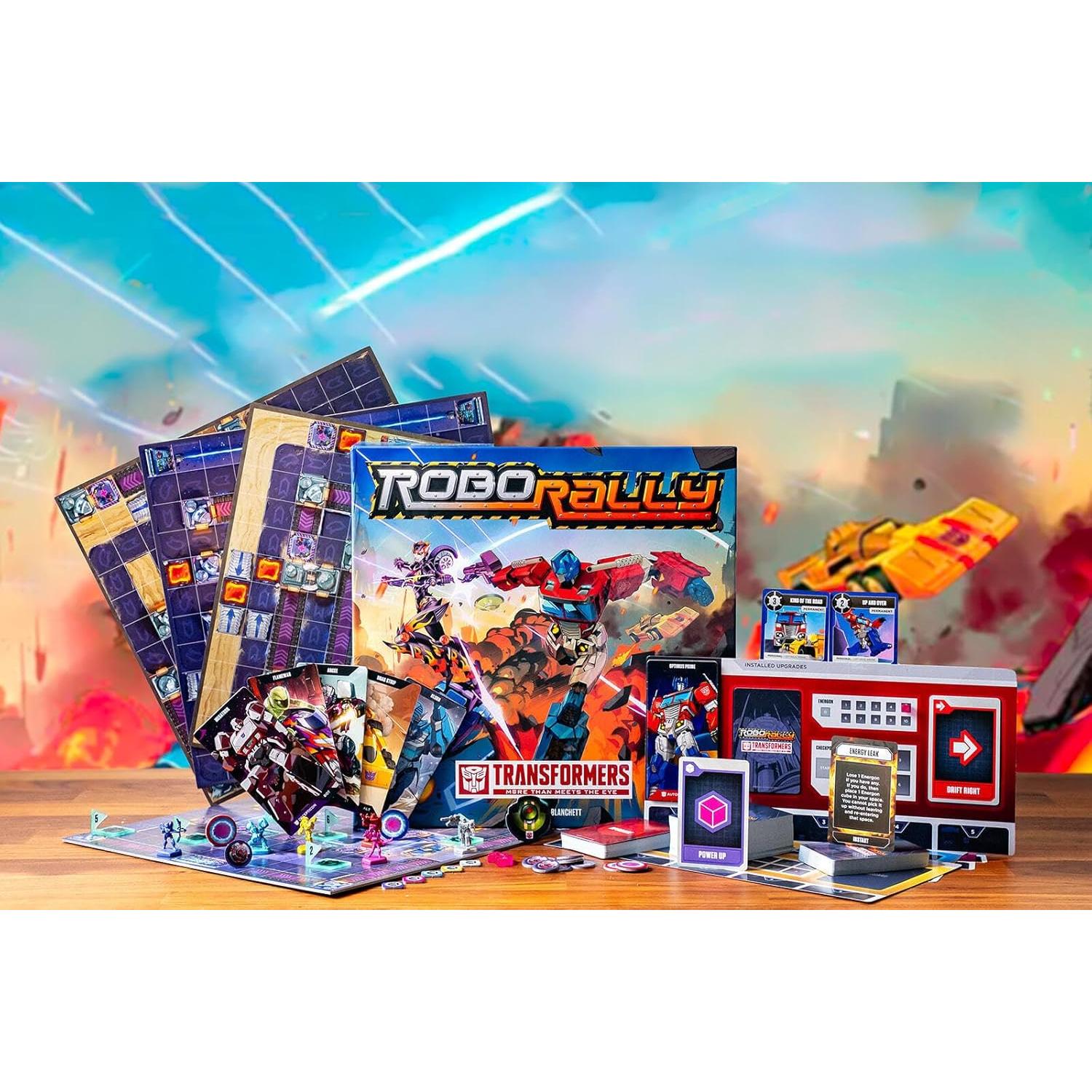 Juego de Mesa Robo Rally Transformers - Renegade Game Studios, 2-6 Jugadores, 45-90 Min