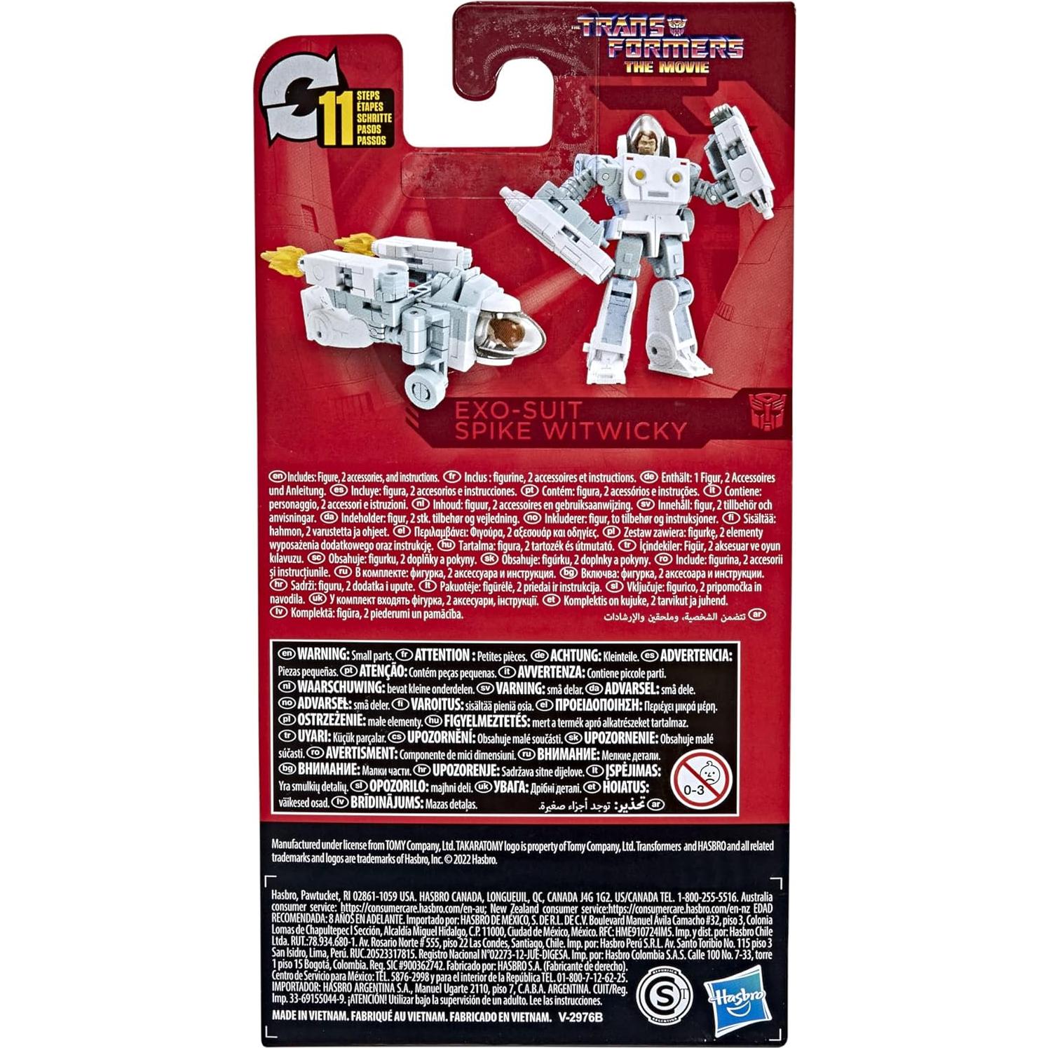 Figura de Acción Exo-Suit Spike Witwicky Hasbro 8.9 cm