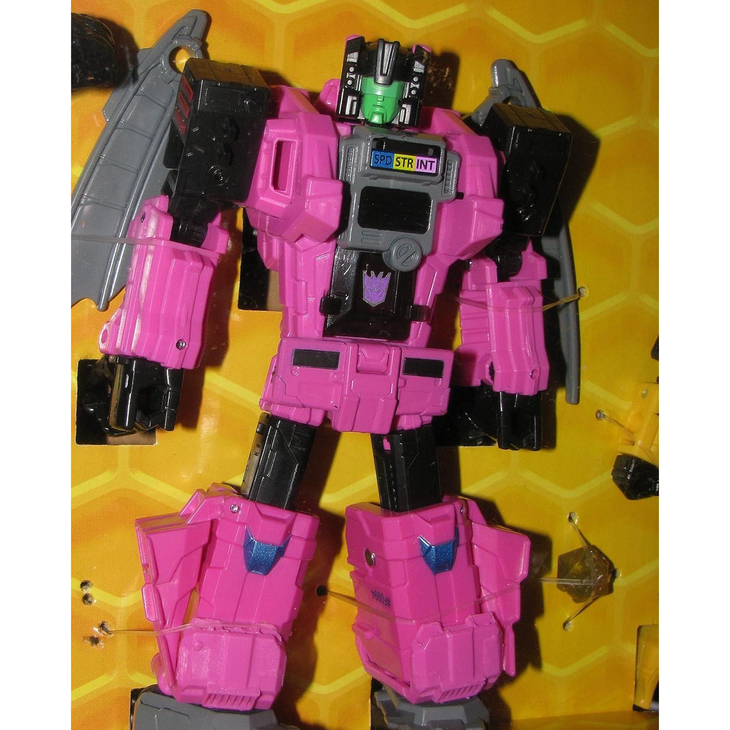 Transformers Buzzworthy Bumblebee 4-Pack Hasbro - Nemesis Primal, Fangry, Bumblebee, Blackarachnia