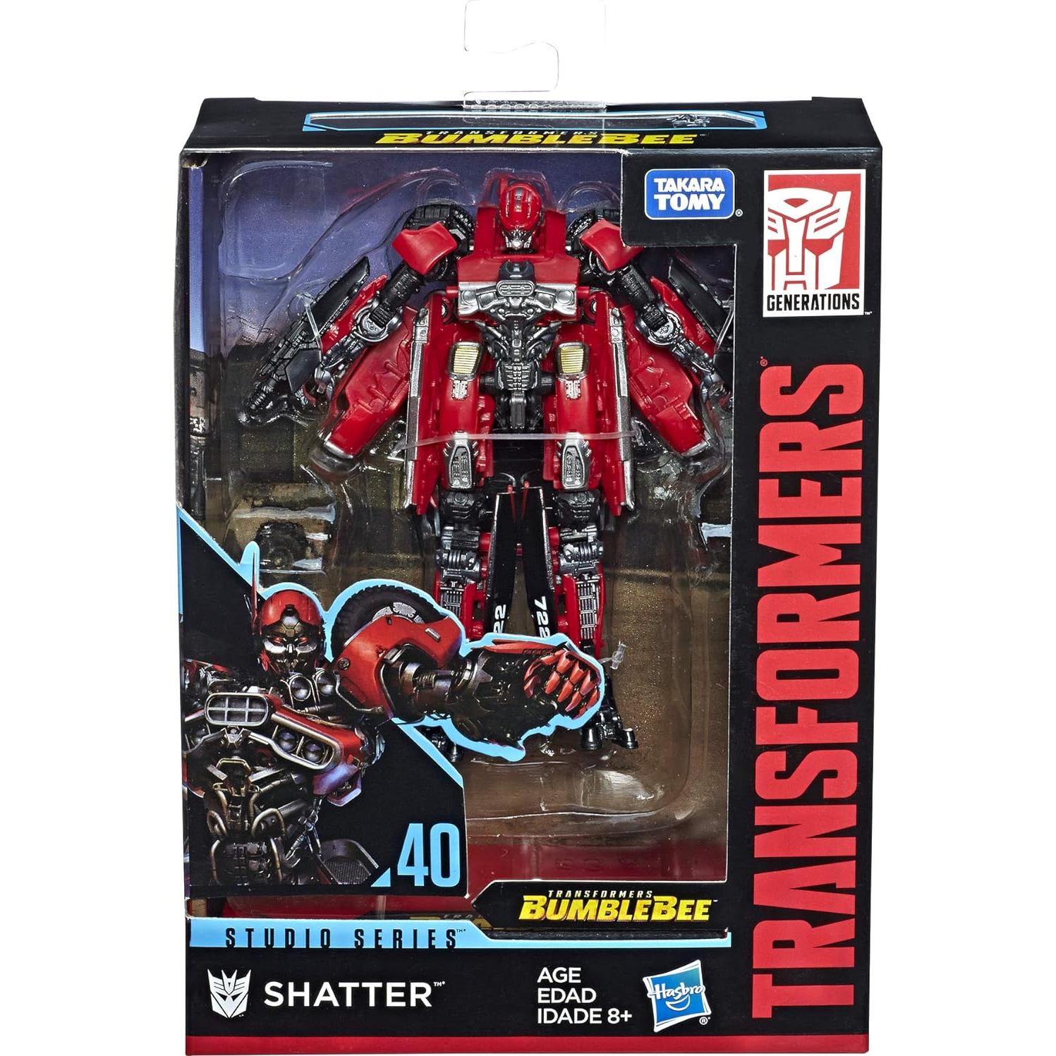Figura de Acción Transformers Shatter Deluxe 11.43 cm Hasbro