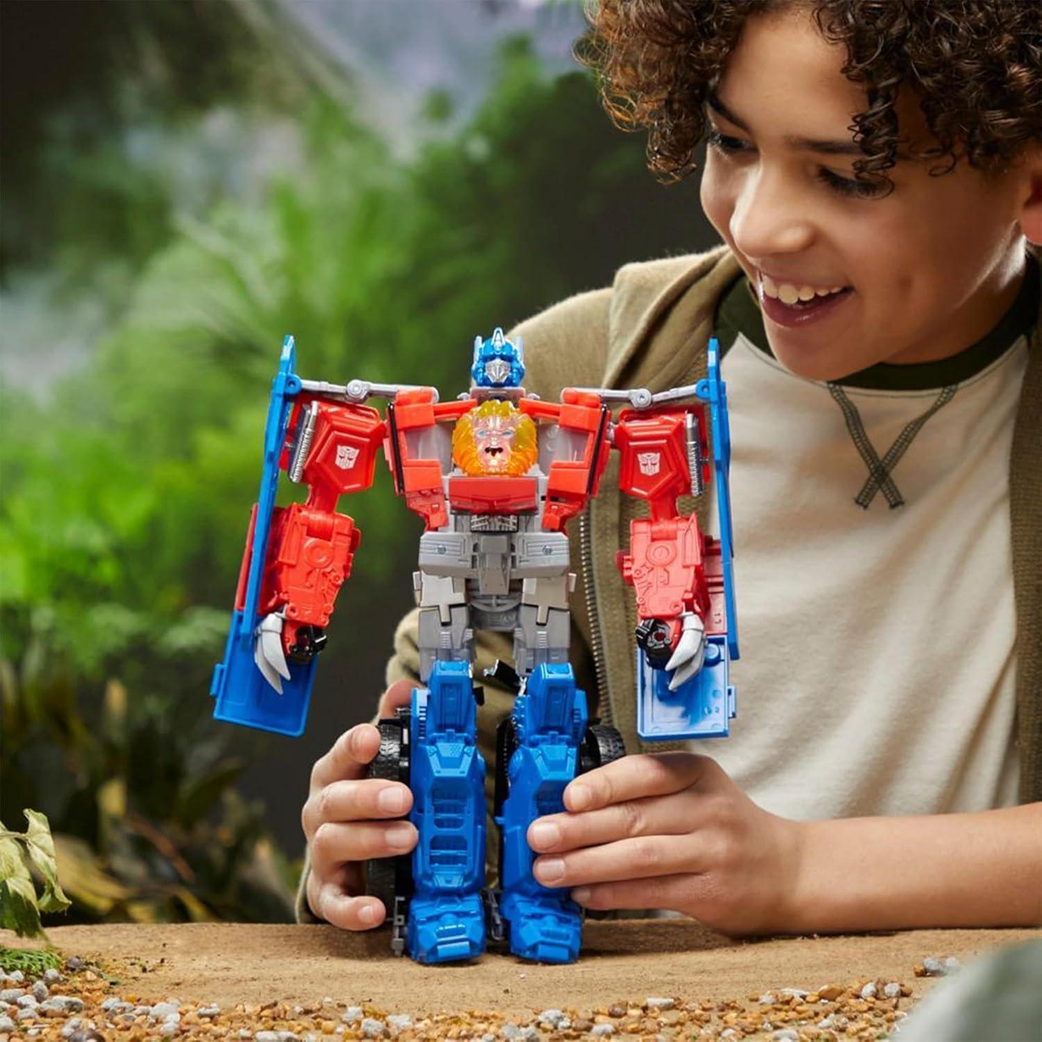 Juguete Optimus Prime Modo Bestia Hasbro 25.4 cm Luz y Sonido