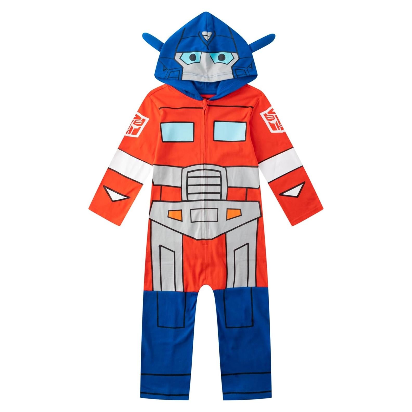 Mono con Capucha Transformers Optimus Prime Niños 2T a 7