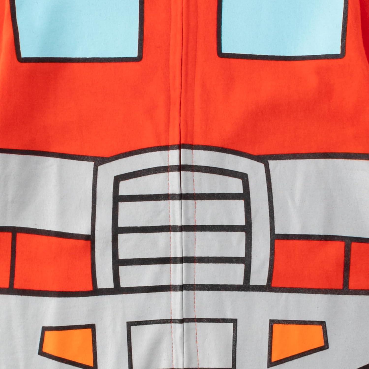 Mono con Capucha Transformers Optimus Prime Niños 2T a 7