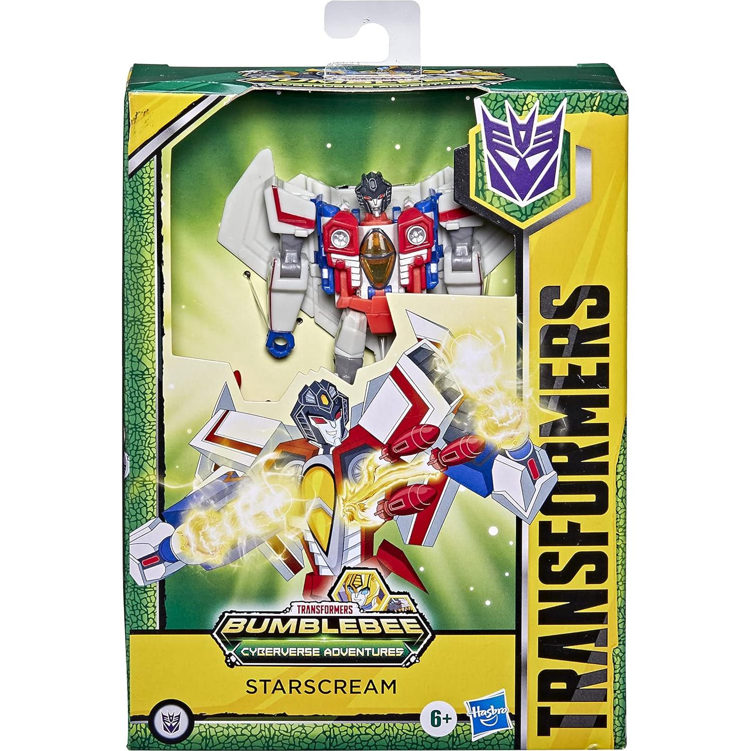 Figura Transformers Deluxe Starscream 12.7 cm 2 en 1 con Accesorios