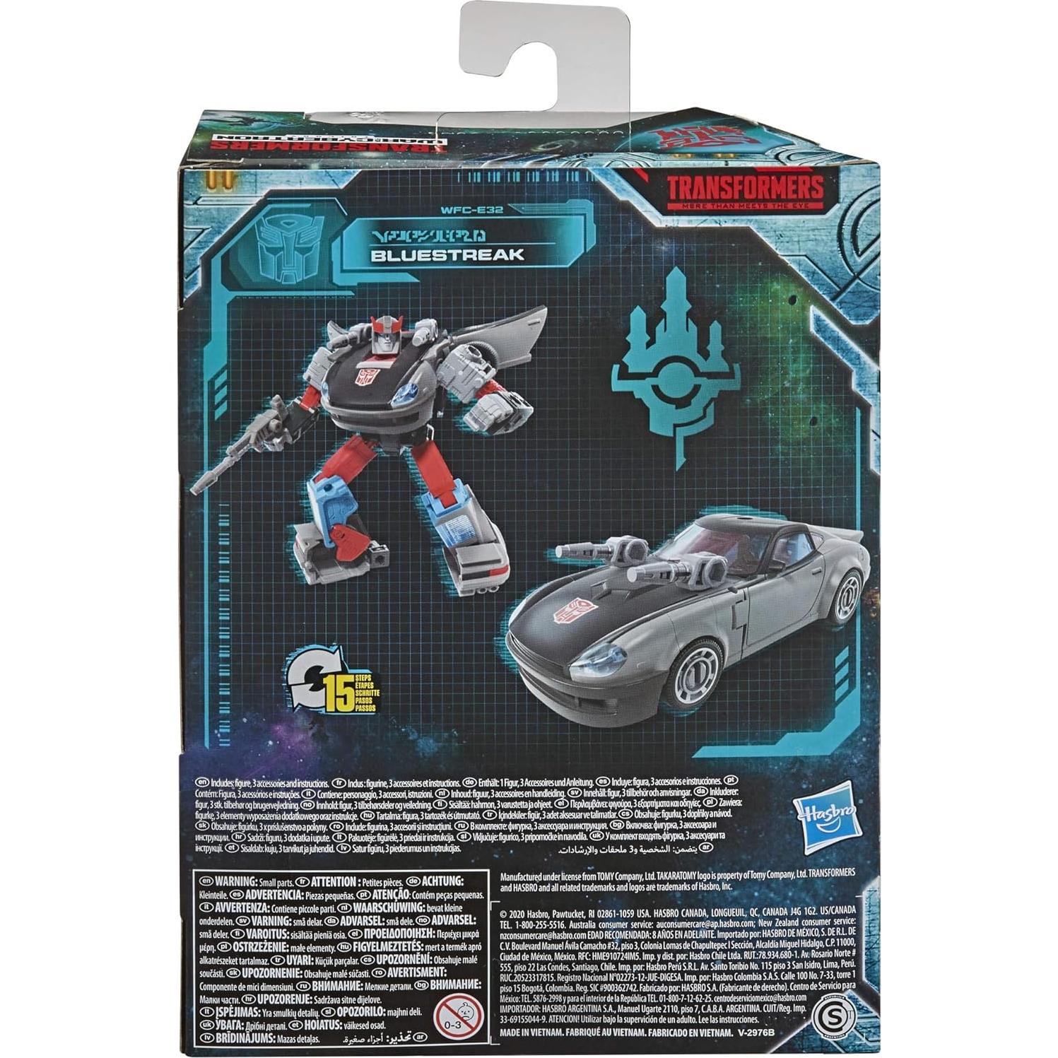 Figurita TRA WFC BLUESTREAK Hasbro 159g 8+ años