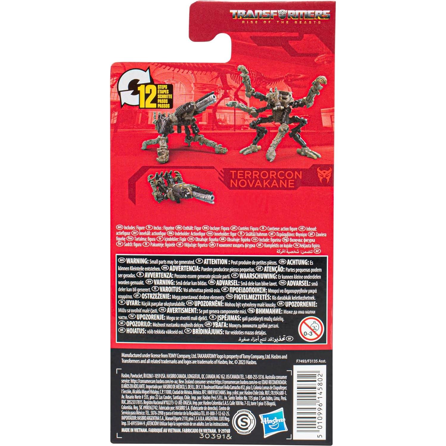 Figura de Acción Transformers Terrorcon Novakane 8.9 cm Hasbro