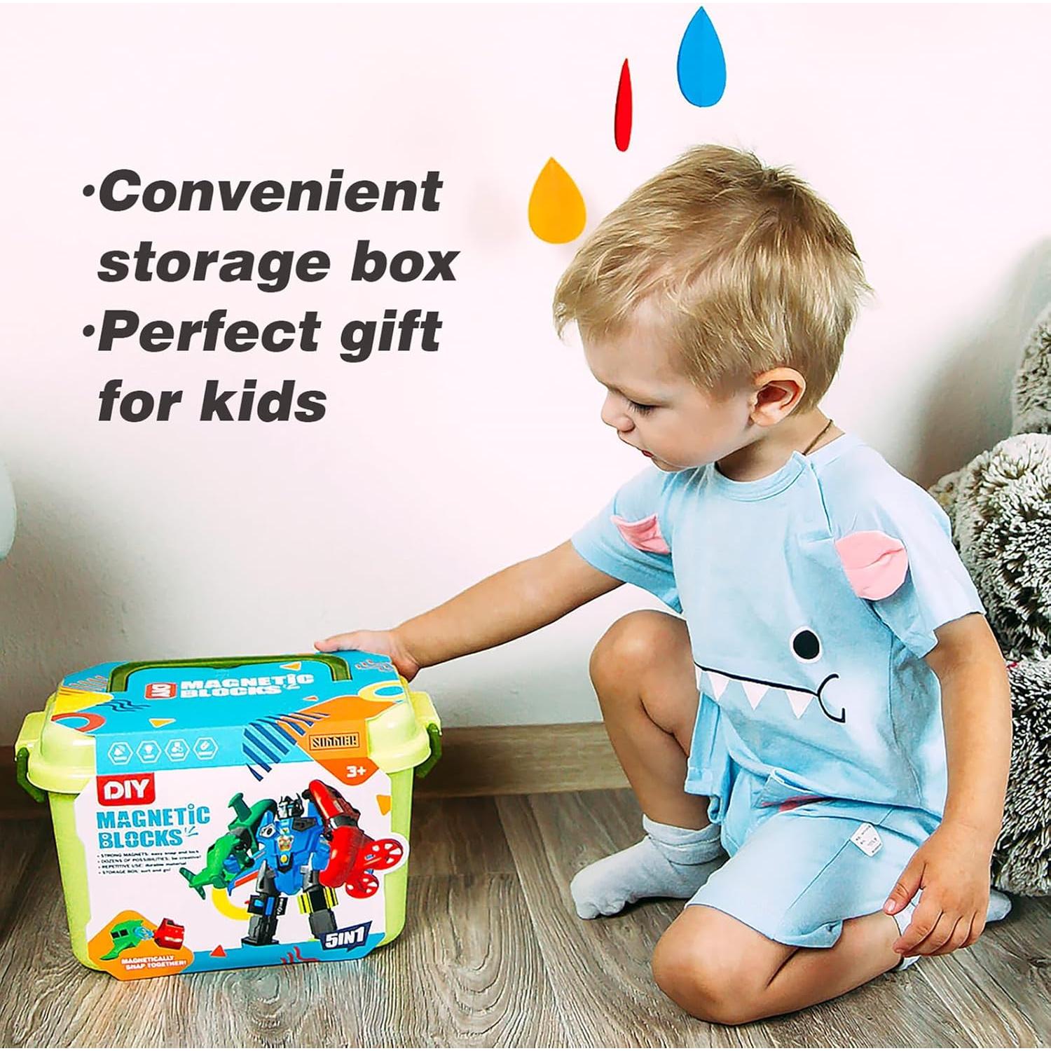 Juego de Vehículos Magnéticos 5 en 1 Sommer con Caja