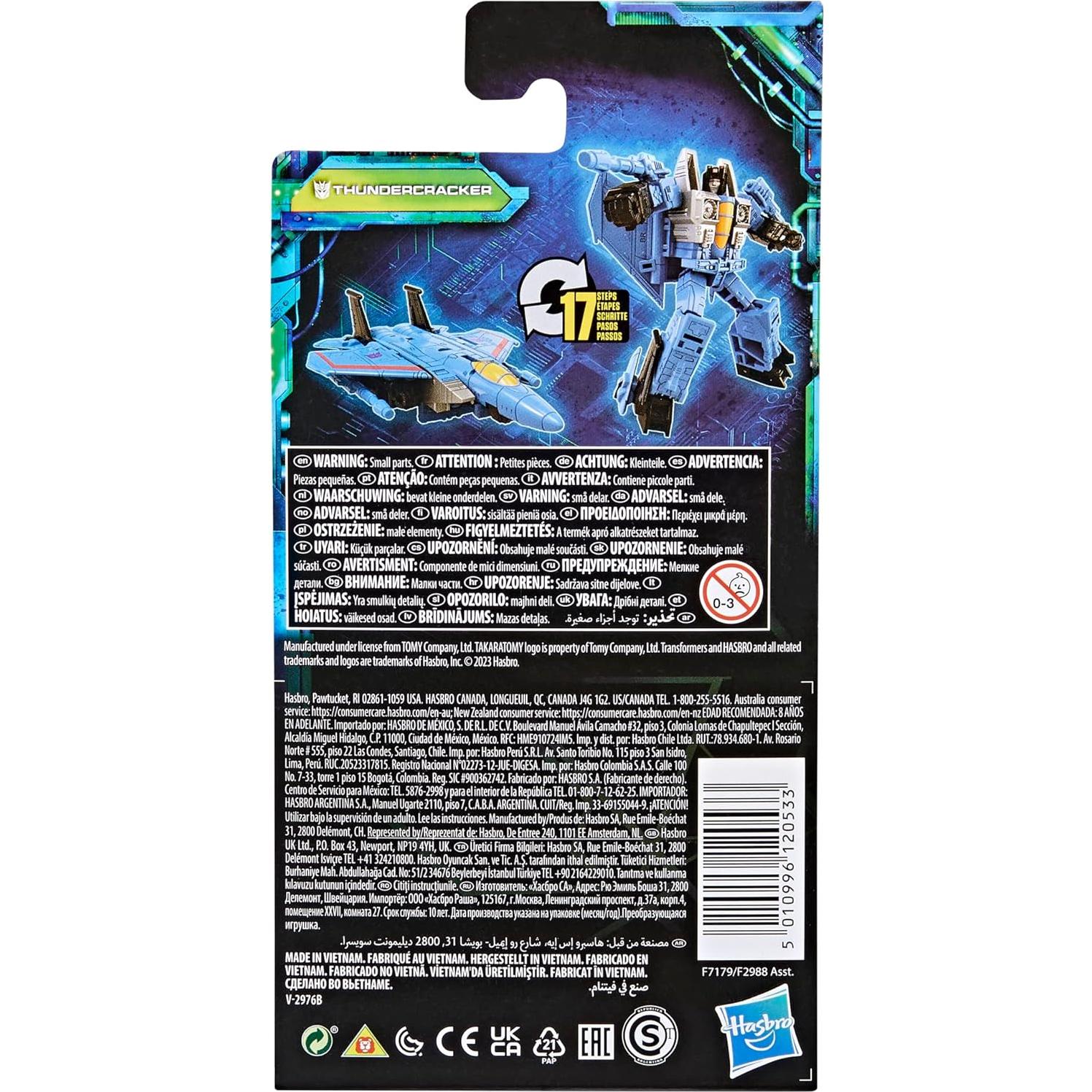 Figura de acción Transformers Legacy Thundercracker 8.9 cm