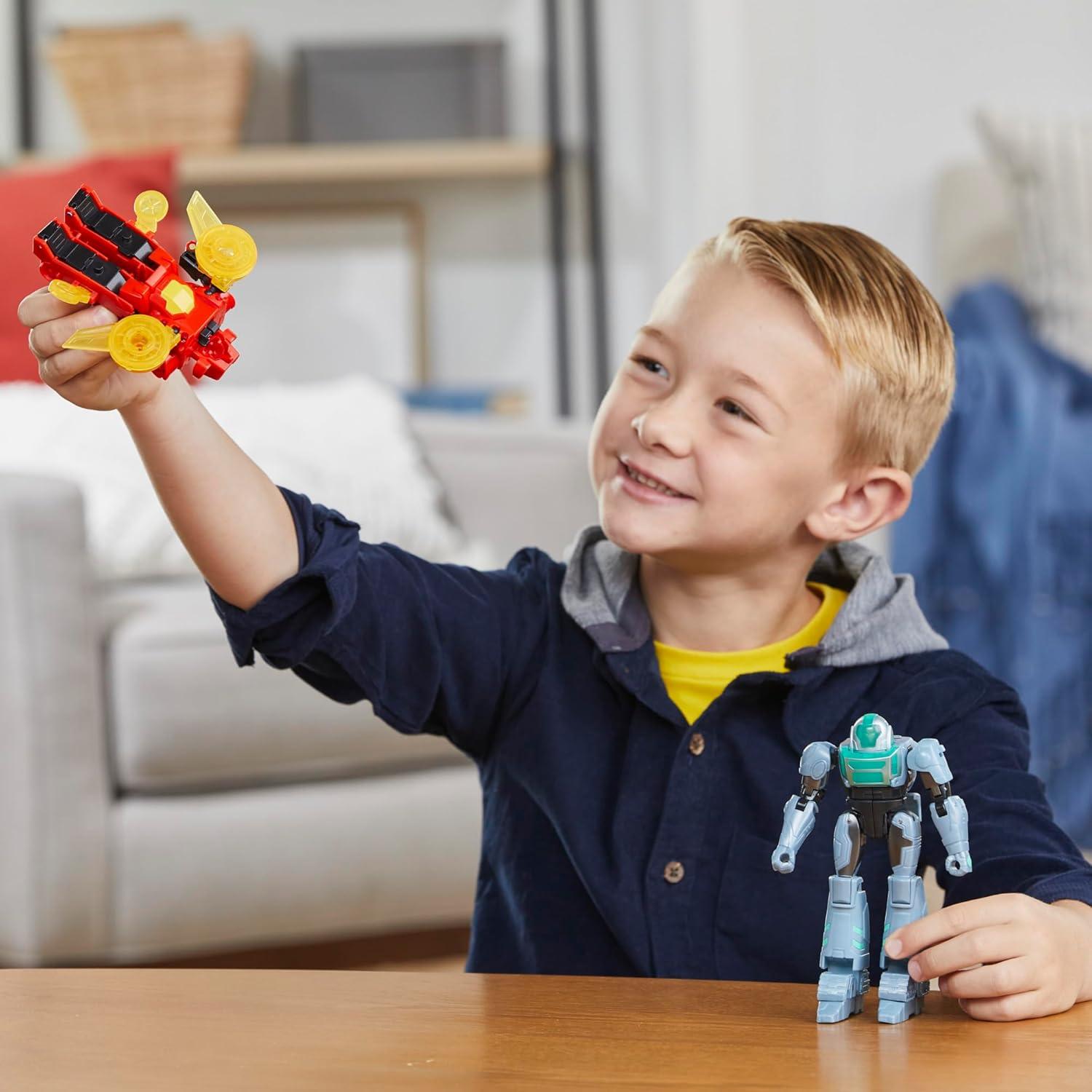 Transformers EarthSpark Cyber-Combiner Hasbro Terran Twitch y Robby Malto