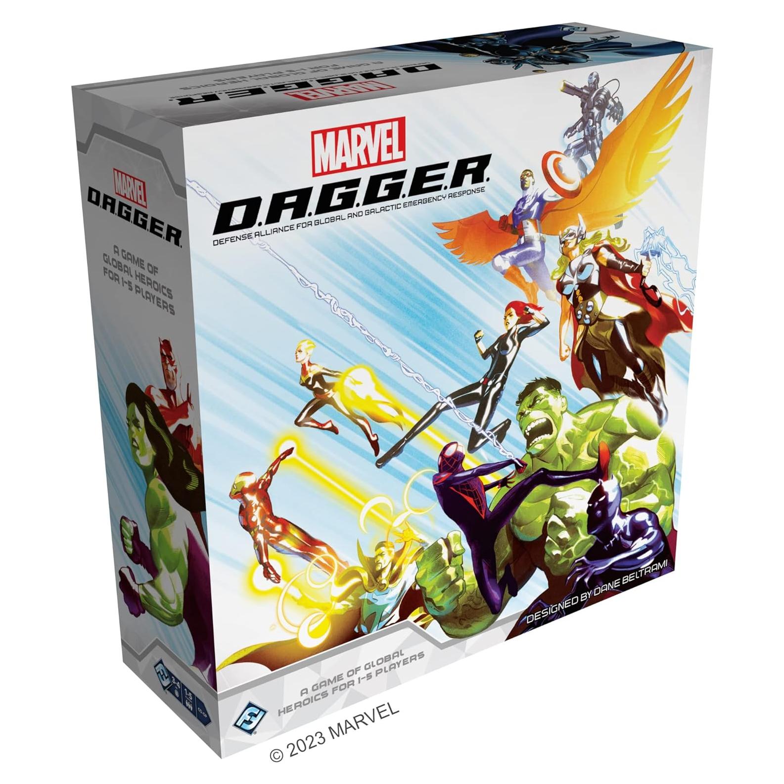 Juego de Mesa Marvel D.A.G.G.E.R. Asmodee - Cooperativo 1-5 Jugadores