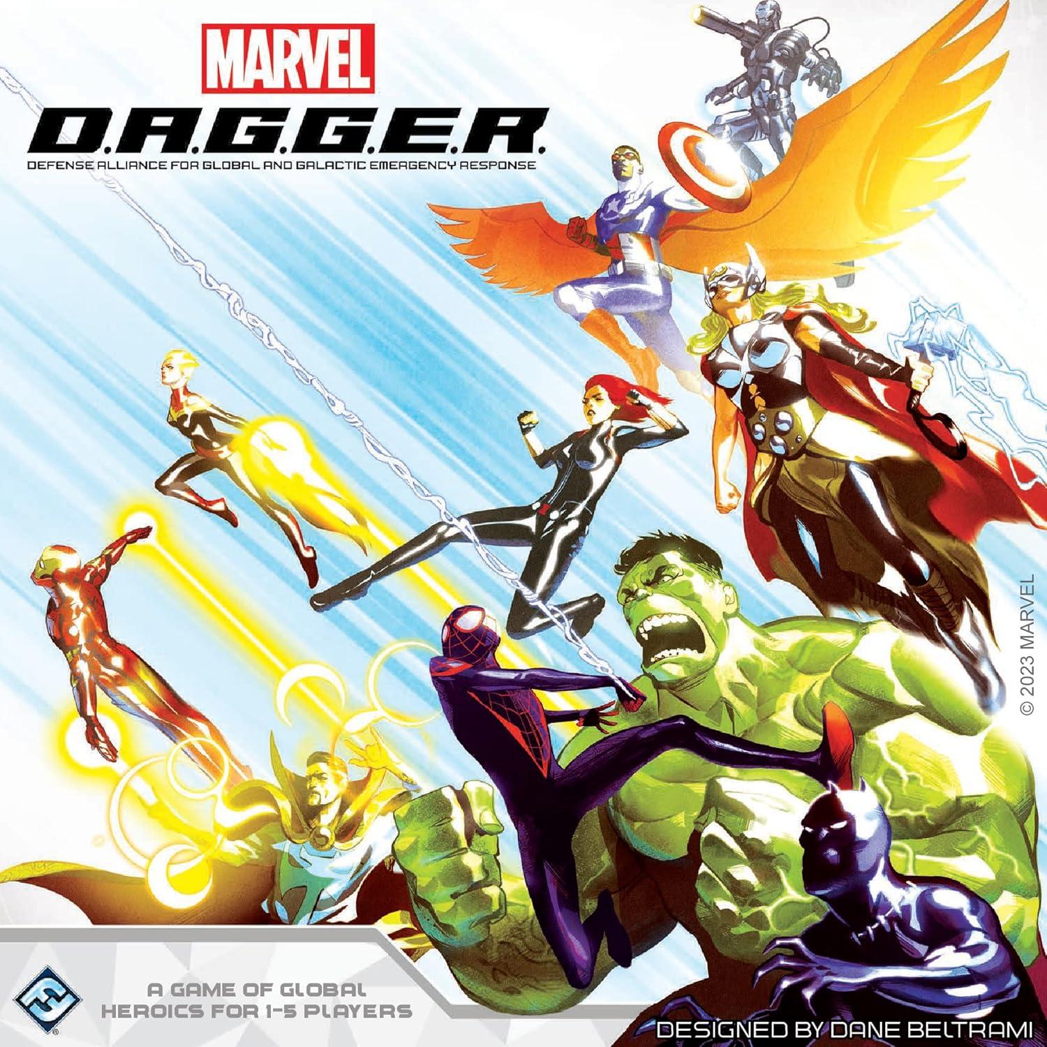 Juego de Mesa Marvel D.A.G.G.E.R. Asmodee - Cooperativo 1-5 Jugadores