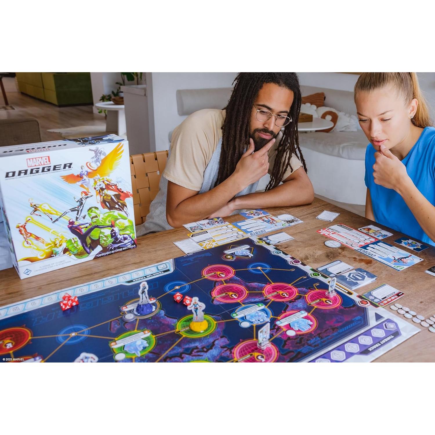 Juego de Mesa Marvel D.A.G.G.E.R. Asmodee - Cooperativo 1-5 Jugadores