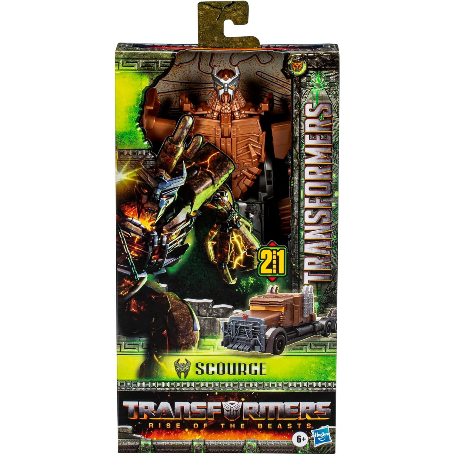 Figura de Acción Transformers Titan Changers Scourge 28 cm