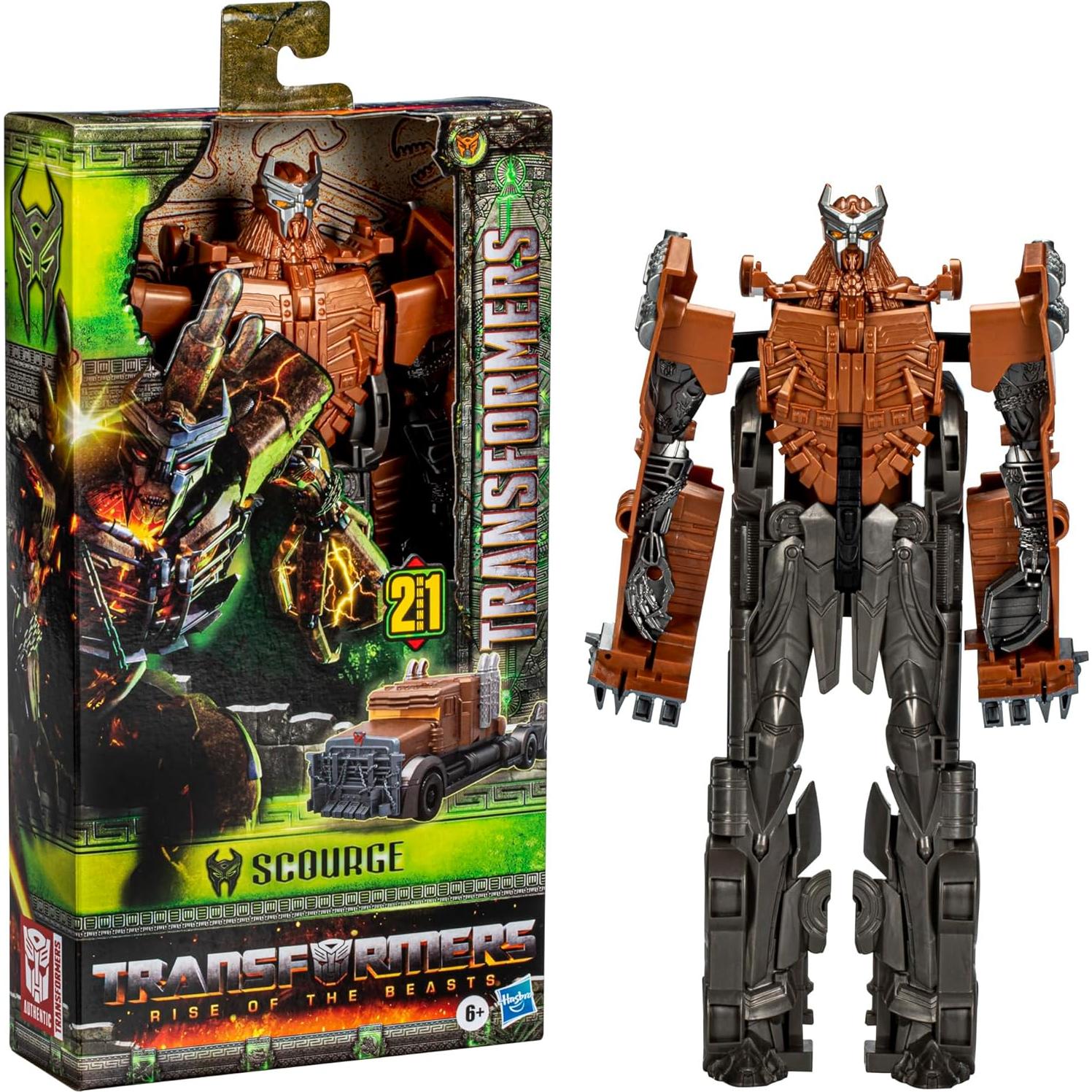 Figura de Acción Transformers Titan Changers Scourge 28 cm