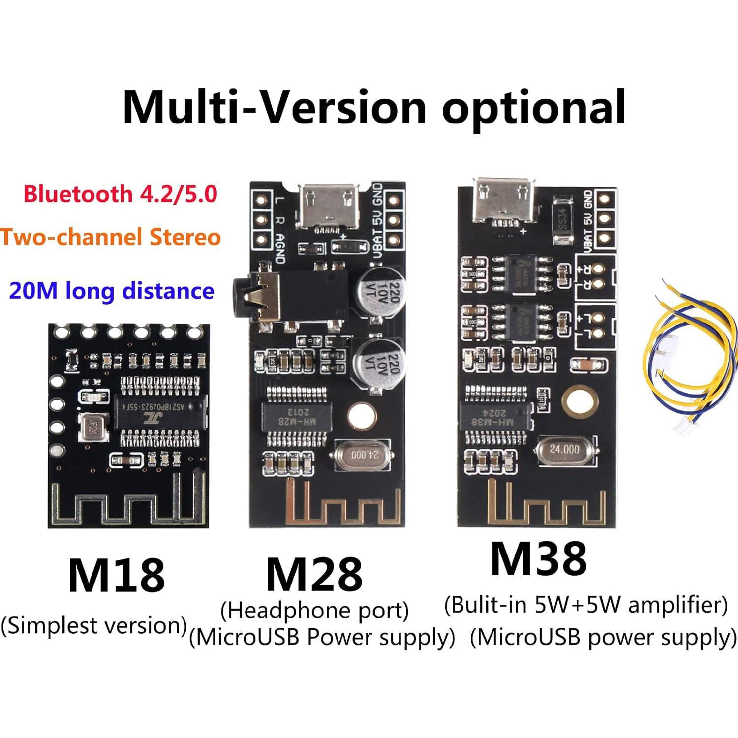 Placa Decodificadora MP3 Bluetooth 4.2 QCCAN M18 Inalámbrica