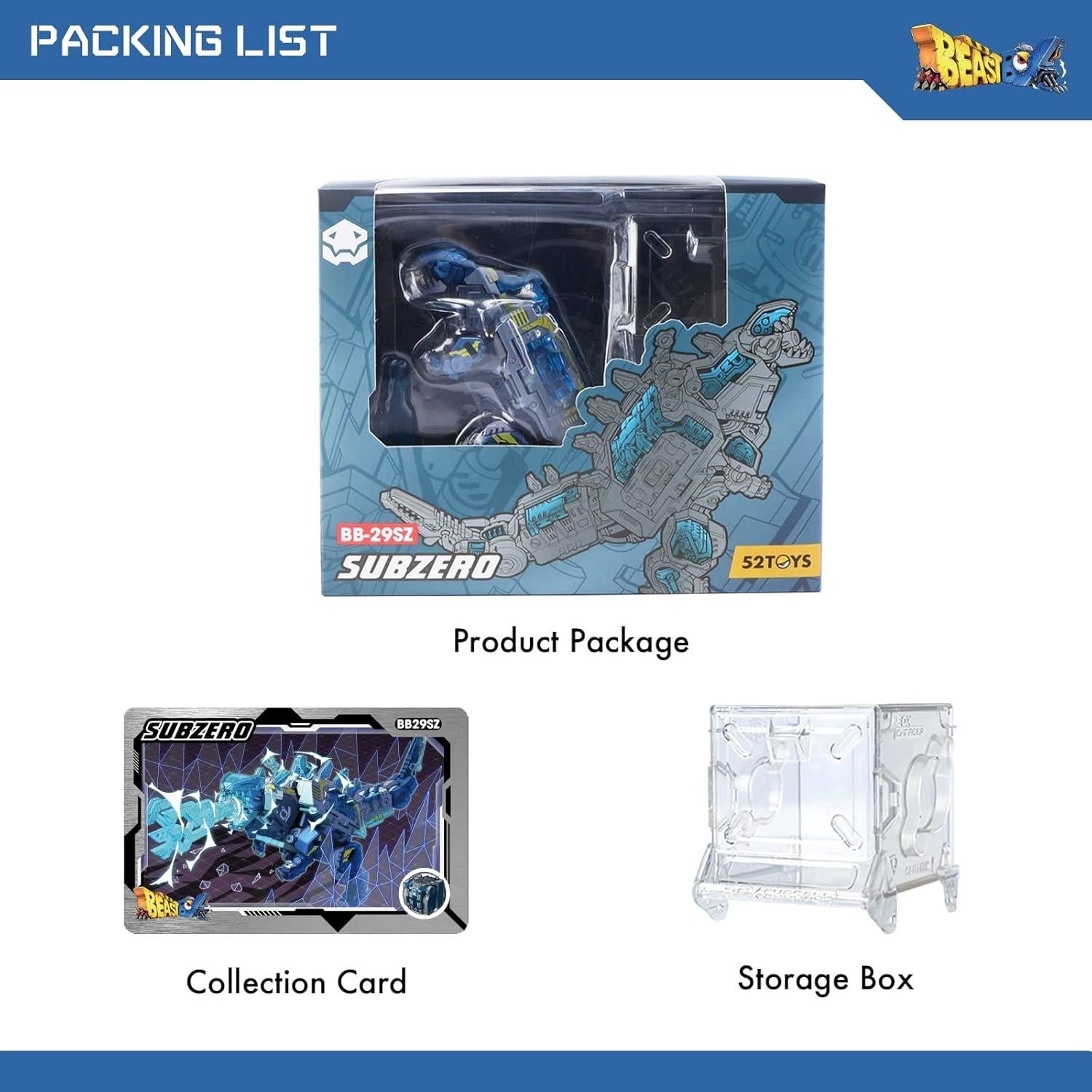 Figura de Acción 52TOYS BEASTBOX BB-29SZ Subzero 16cm