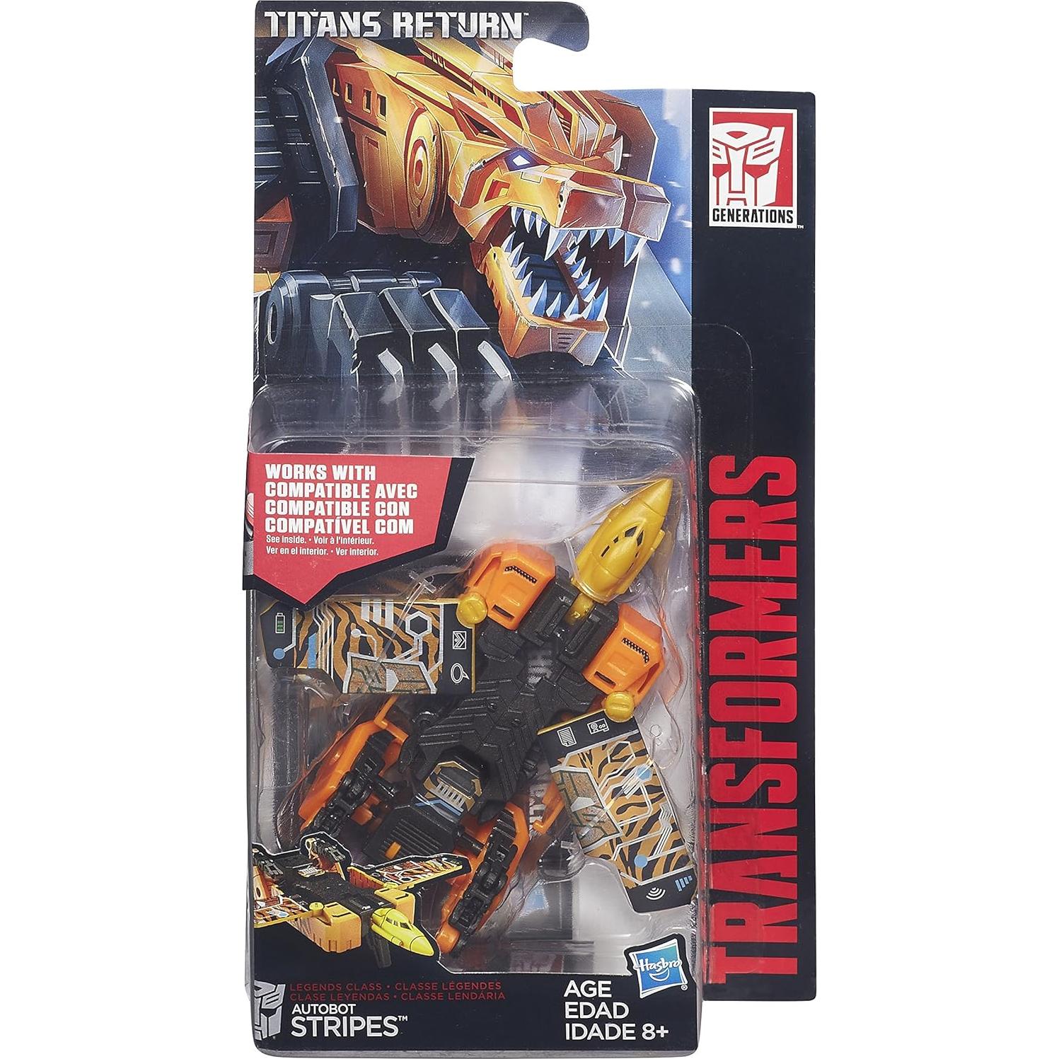 Transformers Autobot Stripes Titans Return Legends Class 3 Modos