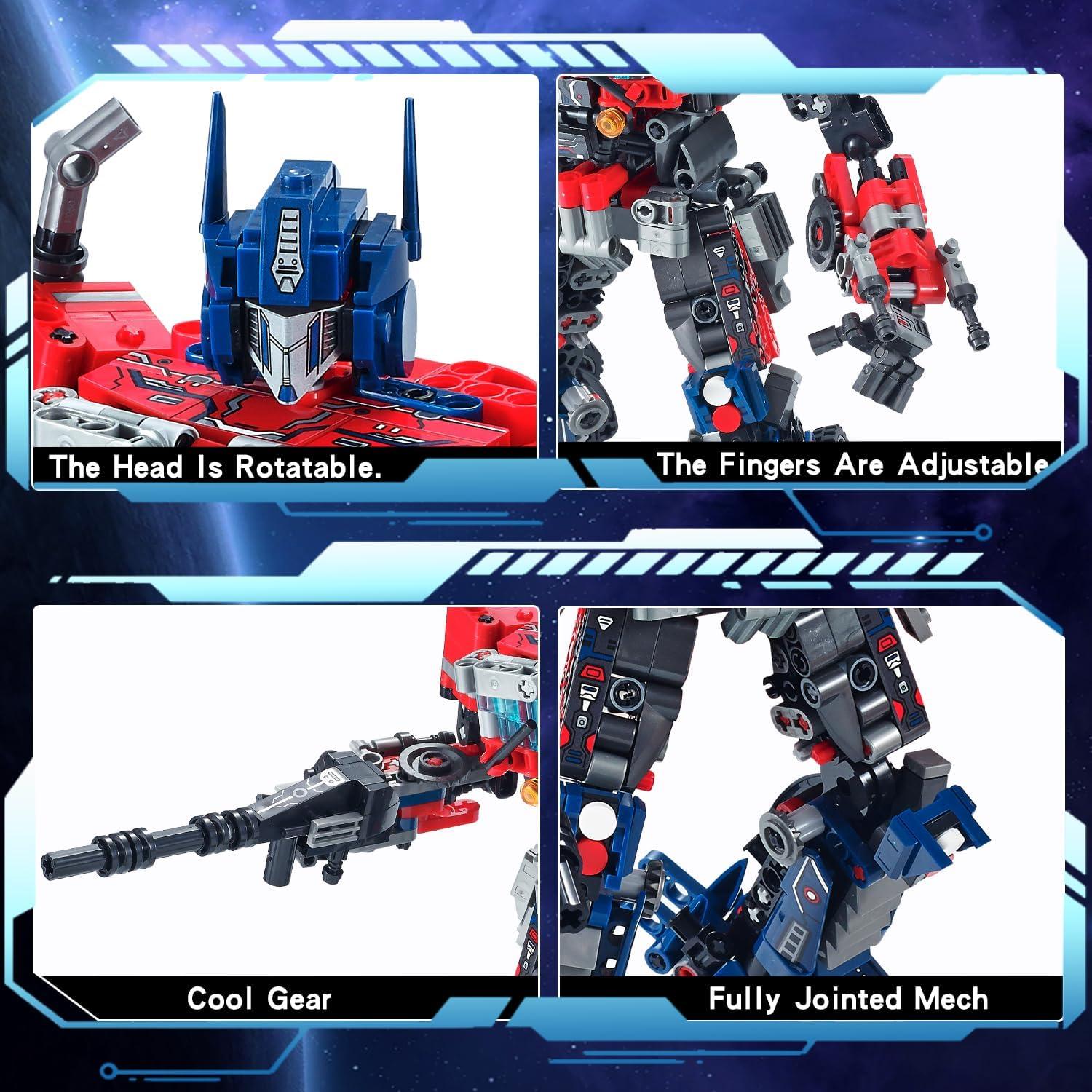 Set de Bloques de Construcción Robot Mech 2-en-1 Shuangyi 786 Piezas