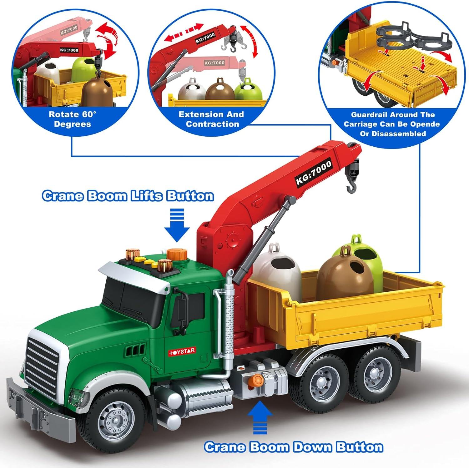 Camión Clasificador de Basura SpringFlower 36.68x18.29cm