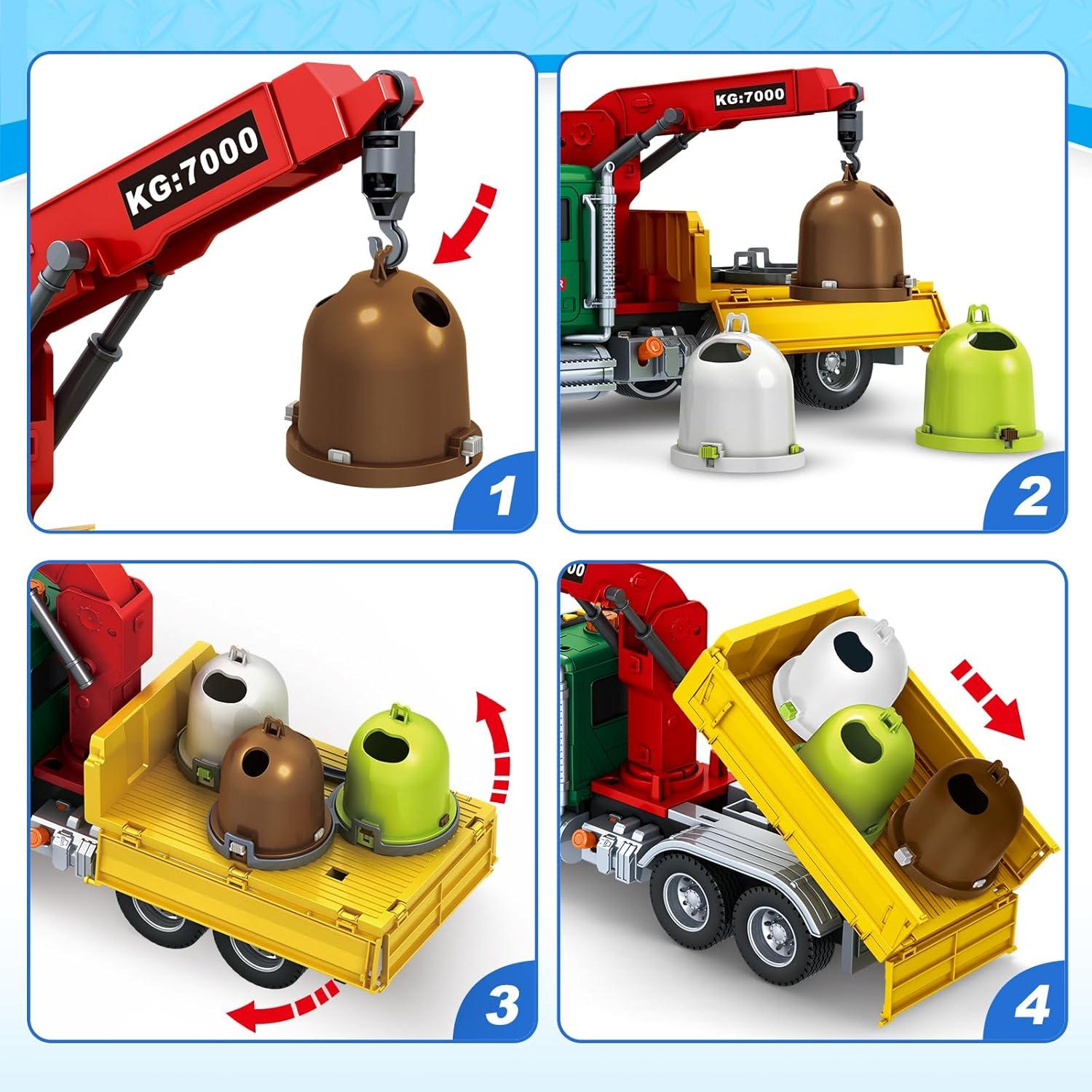 Camión Clasificador de Basura SpringFlower 36.68x18.29cm