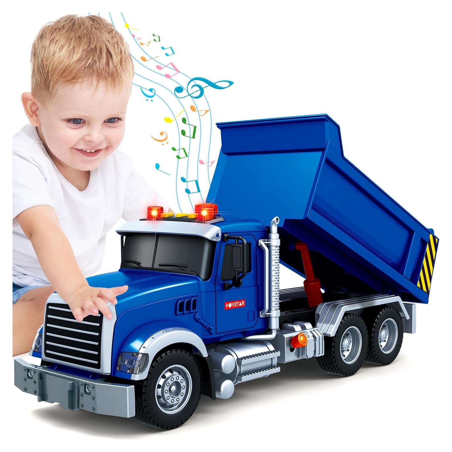 Camión Volquete SpringFlower 38 cm con Sonido y Luz