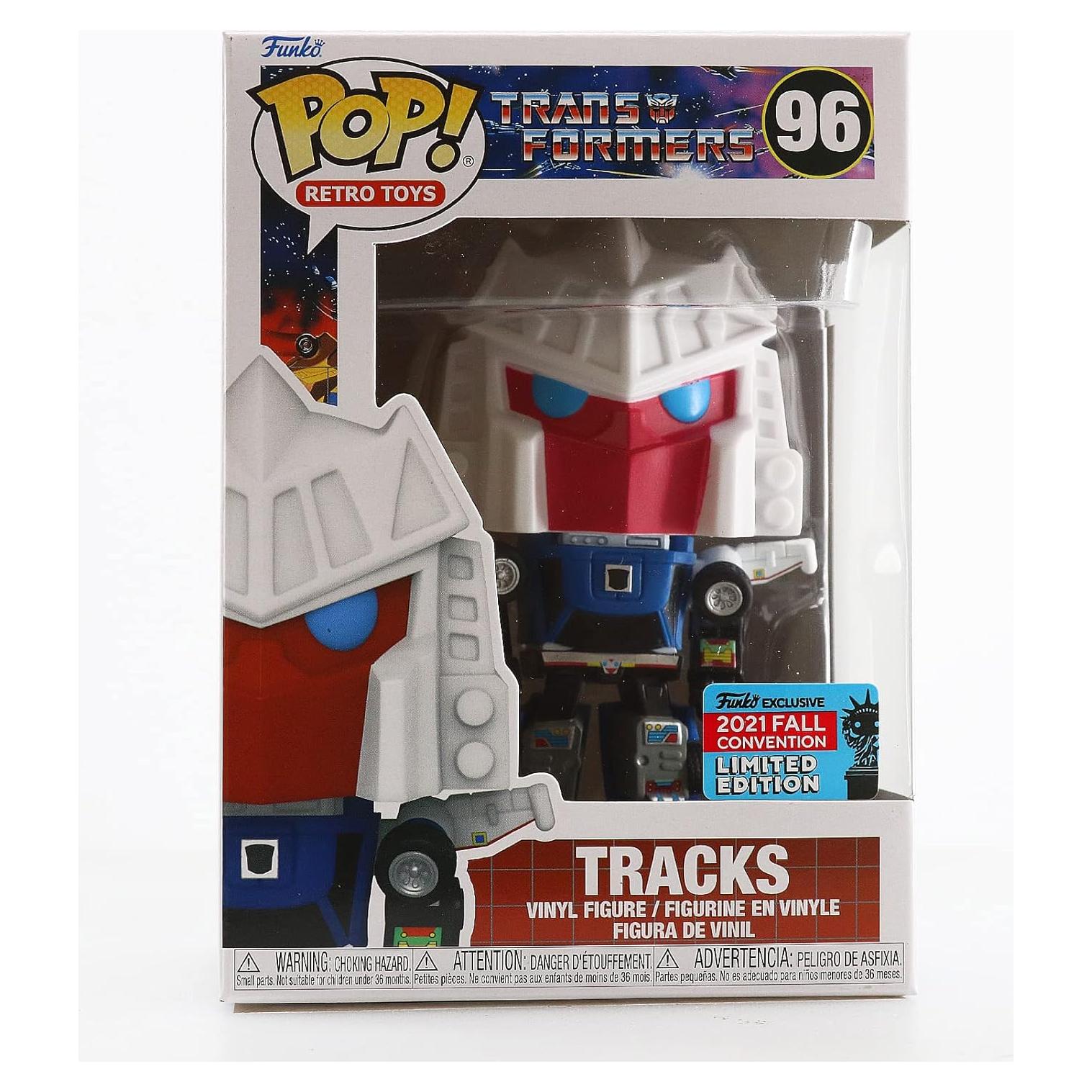 Figura de Vinilo Funko Pop Transformers Tracks Edición Limitada