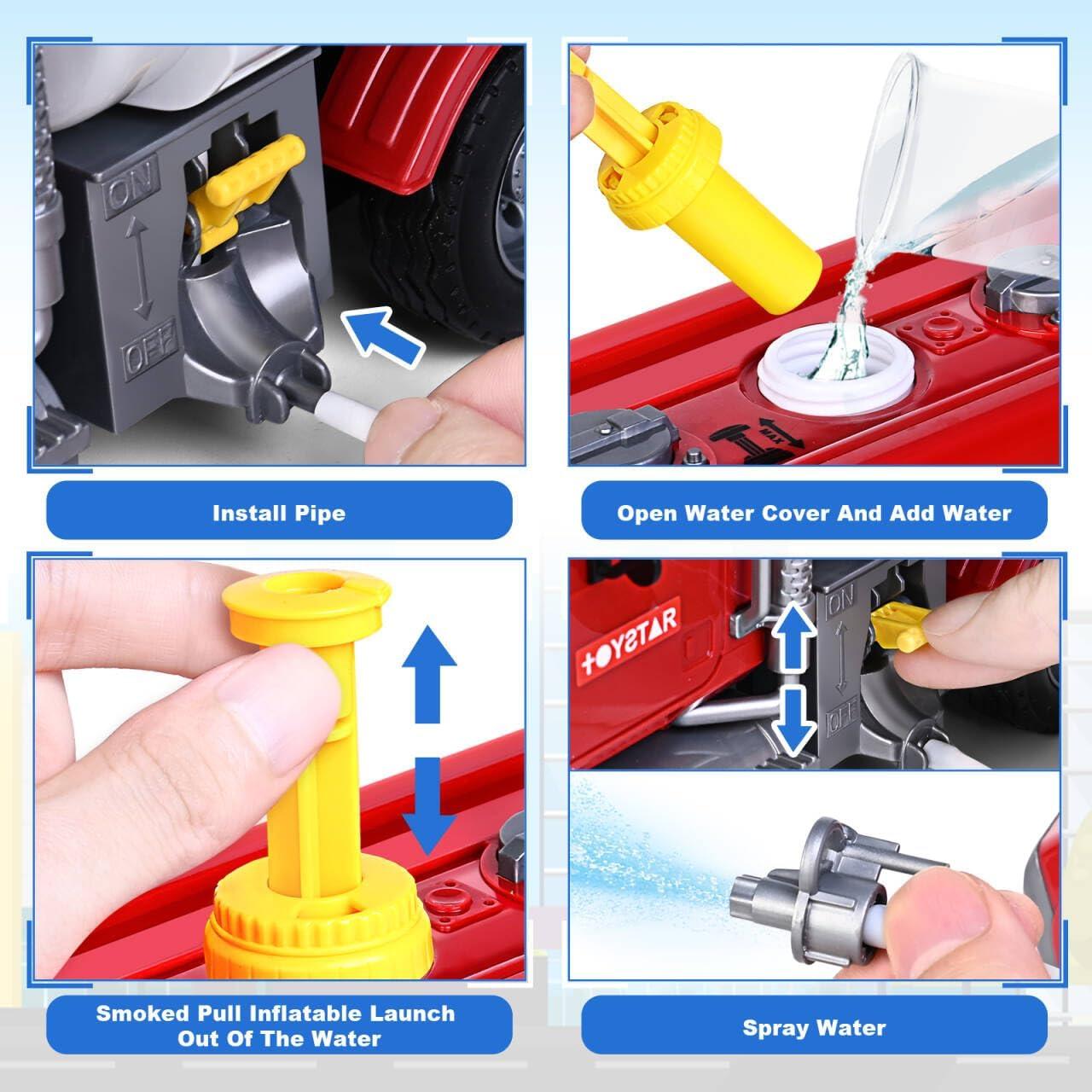 Camión Cisterna SpringFlower con Sonido y Luz 38x17cm