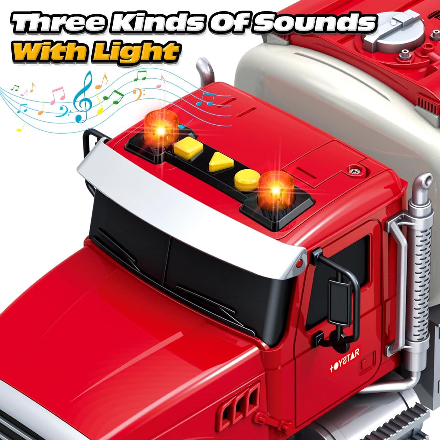 Camión Cisterna SpringFlower con Sonido y Luz 38x17cm