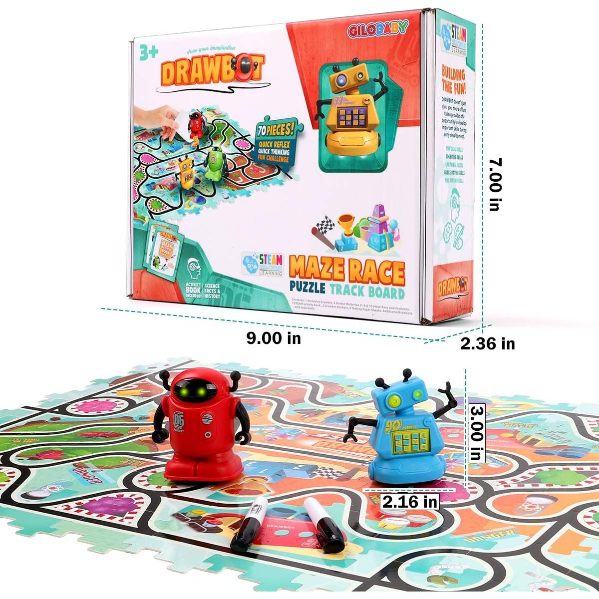 Juguete Robot Inductivo Mágico REMOKING con Rompecabezas 70 Piezas