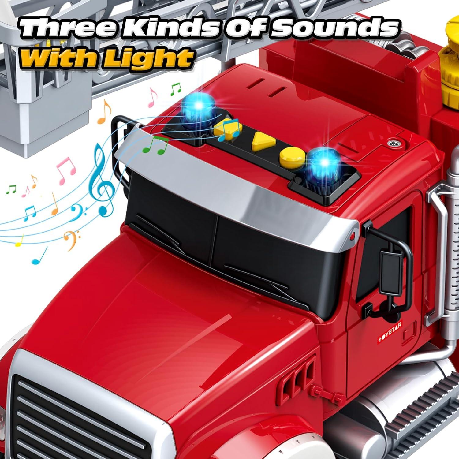 Camión de Bomberos SpringFlower con Luces y Sonidos