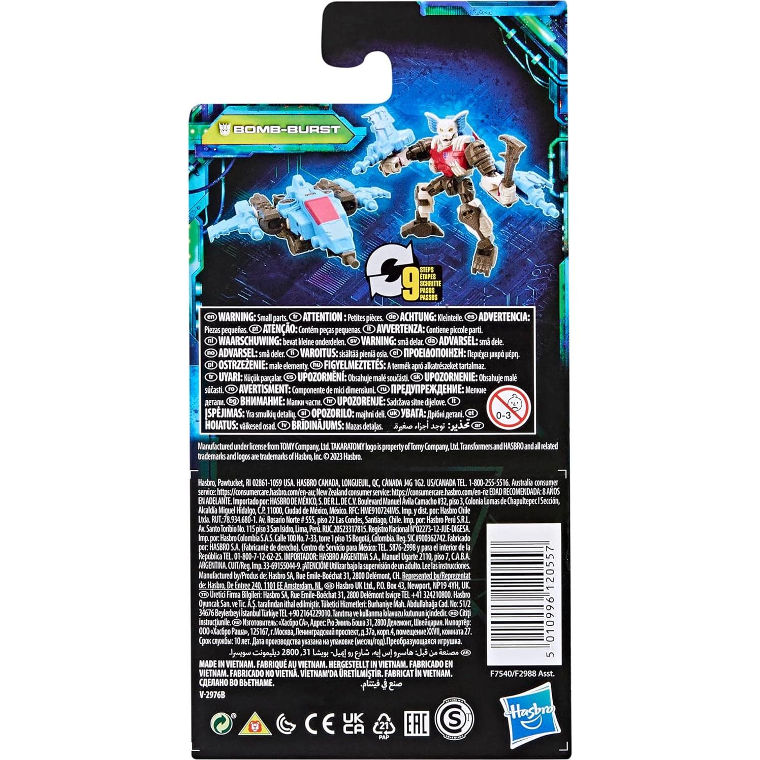 Figura de acción Transformers Legacy Bomb-Burst 8.9 cm