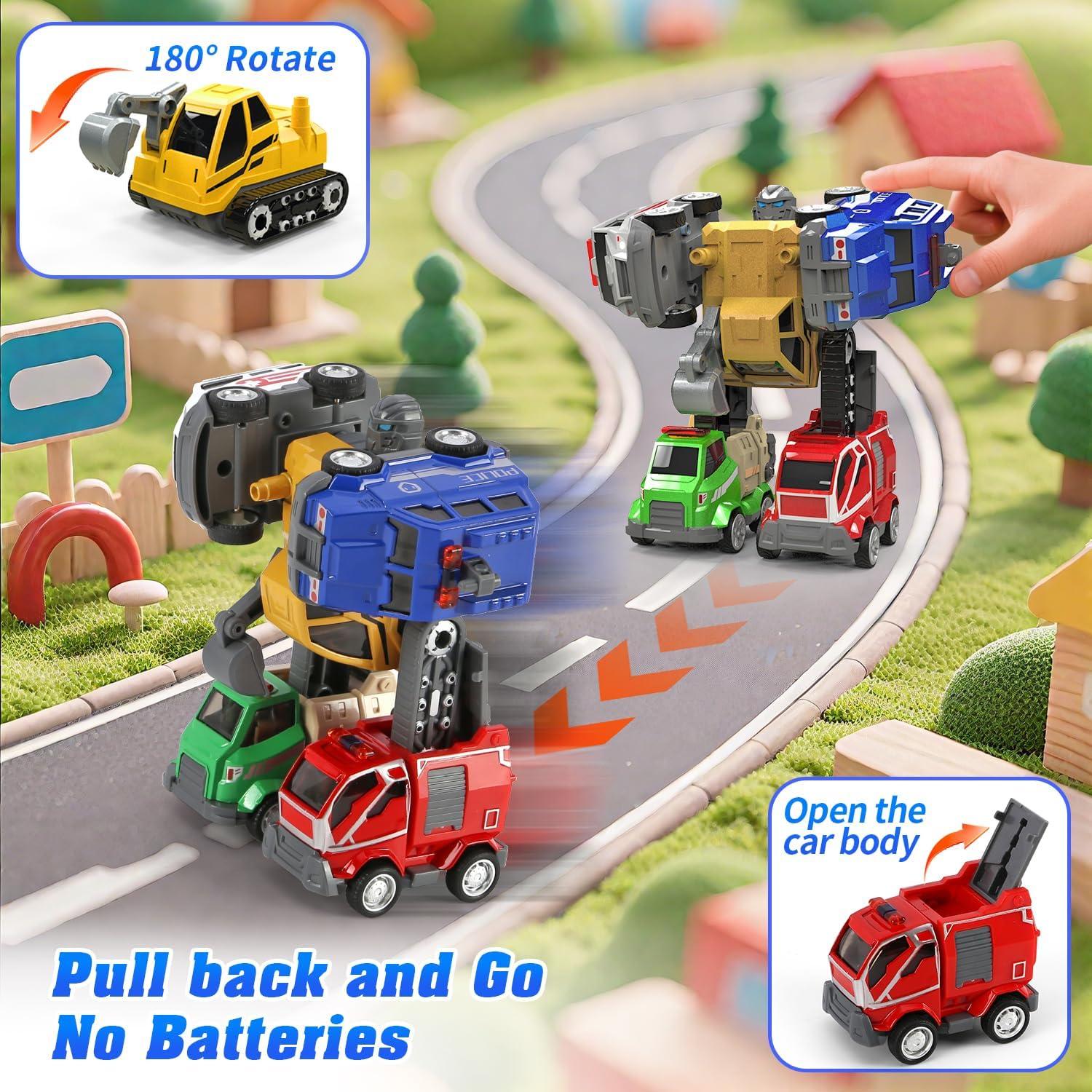 Juguetes Transformadores 5en1 VUSUMOK para Niños 2-7 Años