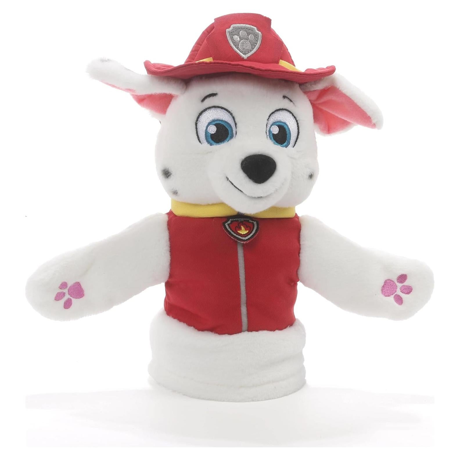 GUND Paw Patrol Marshall Hand Puppet Plush Stuffed Animal Dog, Red, 11"
