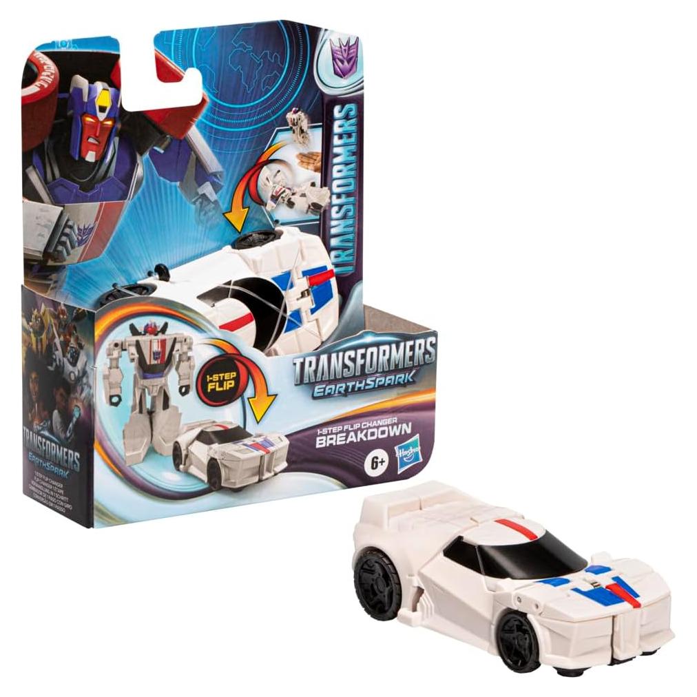 Transformers Juguete EarthSpark Breakdown 4" Conversión 1 Paso