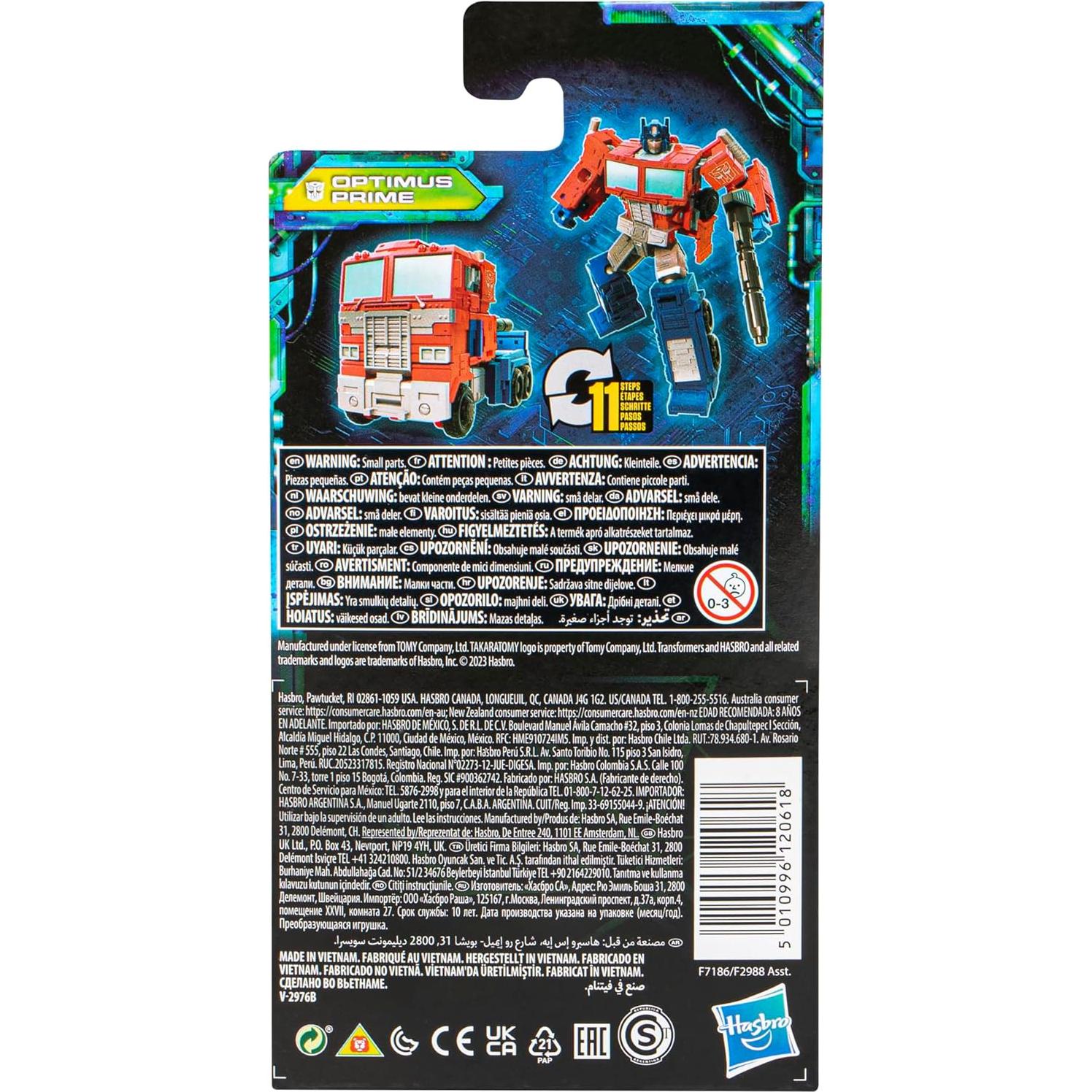 Figura de Acción Transformers Legacy Optimus Prime 8.9 cm