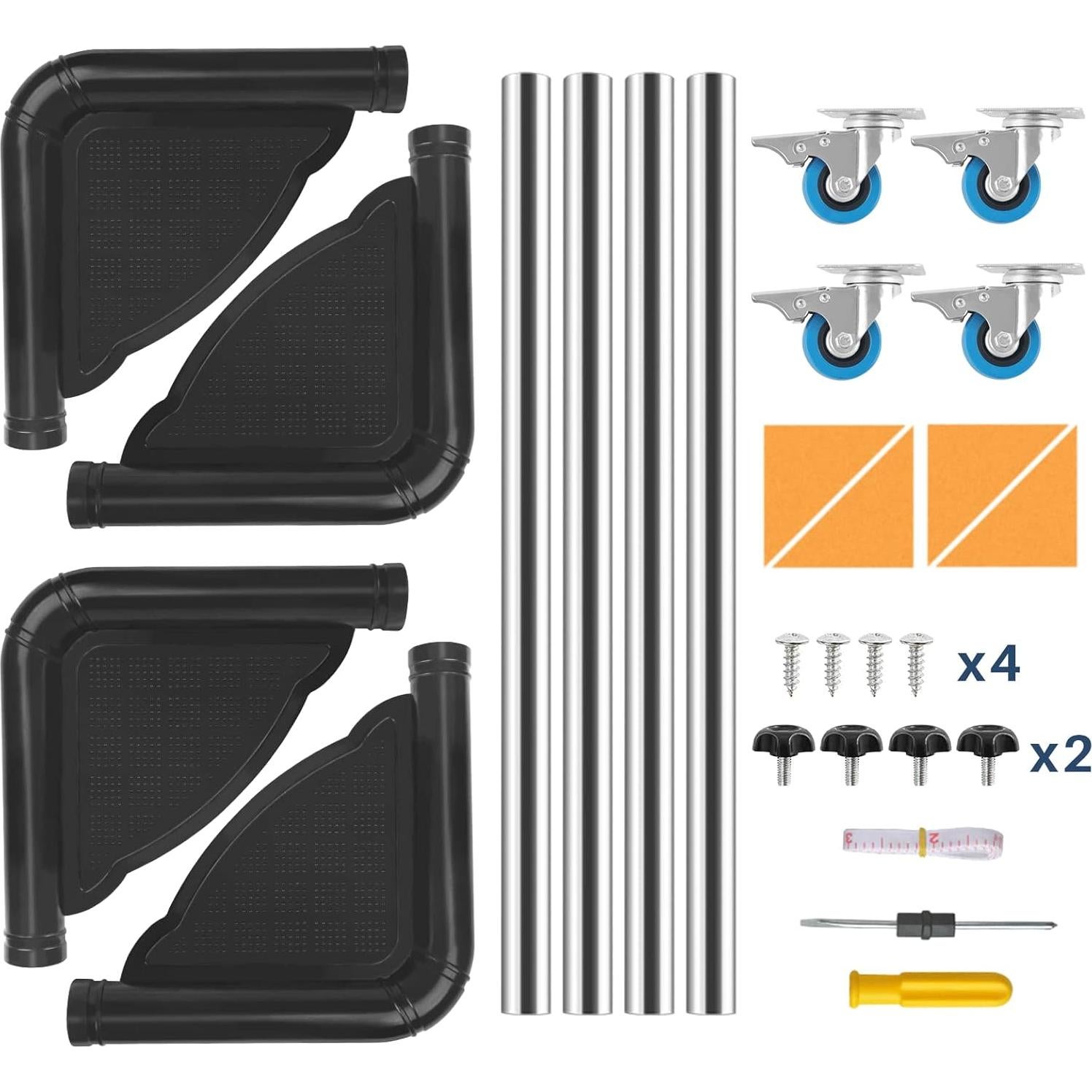 Soporte para Mini Nevera SPACECARE Ajustable con Ruedas