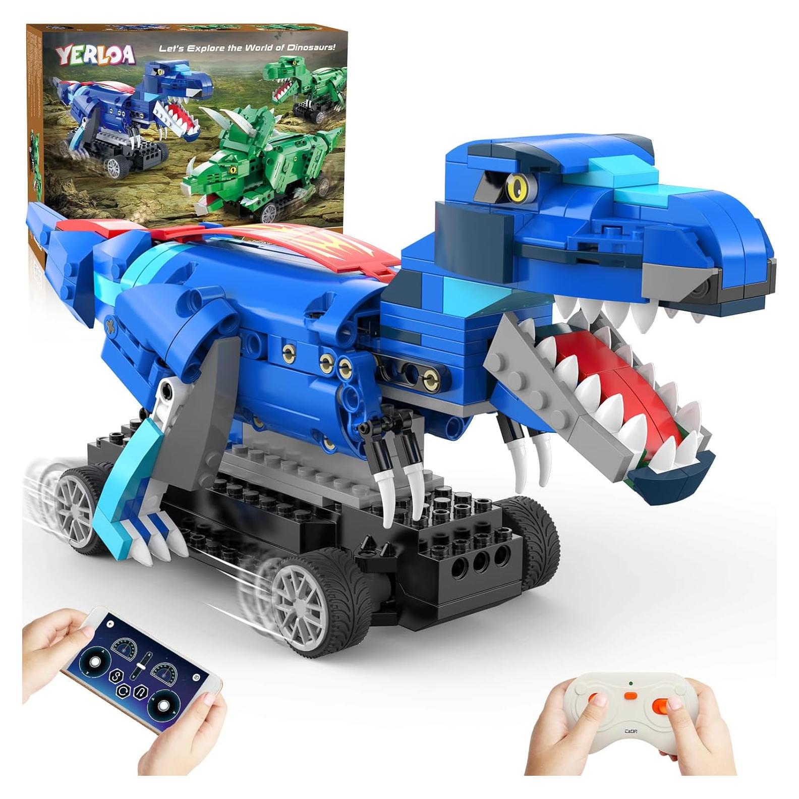 Kit de Construcción de Dinosaurio Yerloa 343 Piezas STEM