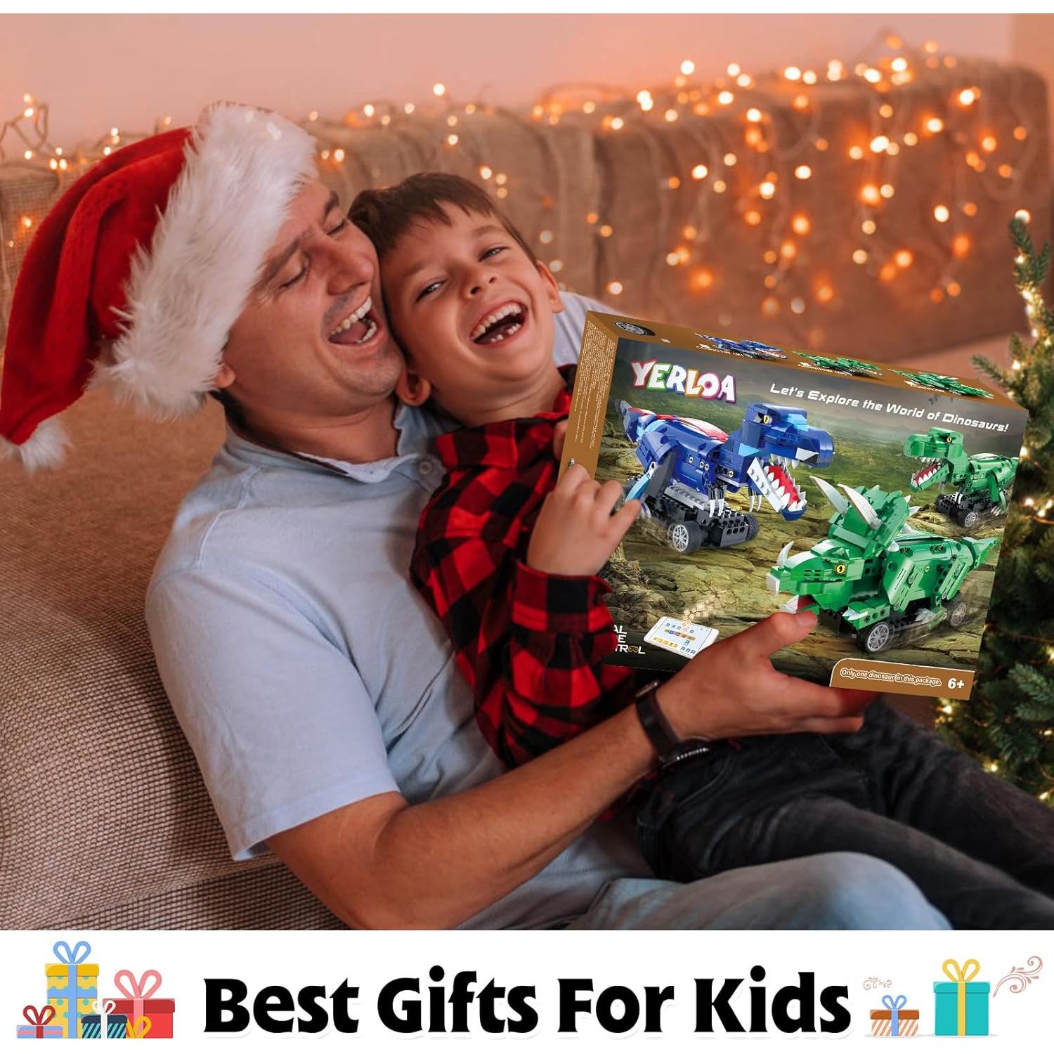 Kit de Construcción de Dinosaurio Yerloa 343 Piezas STEM