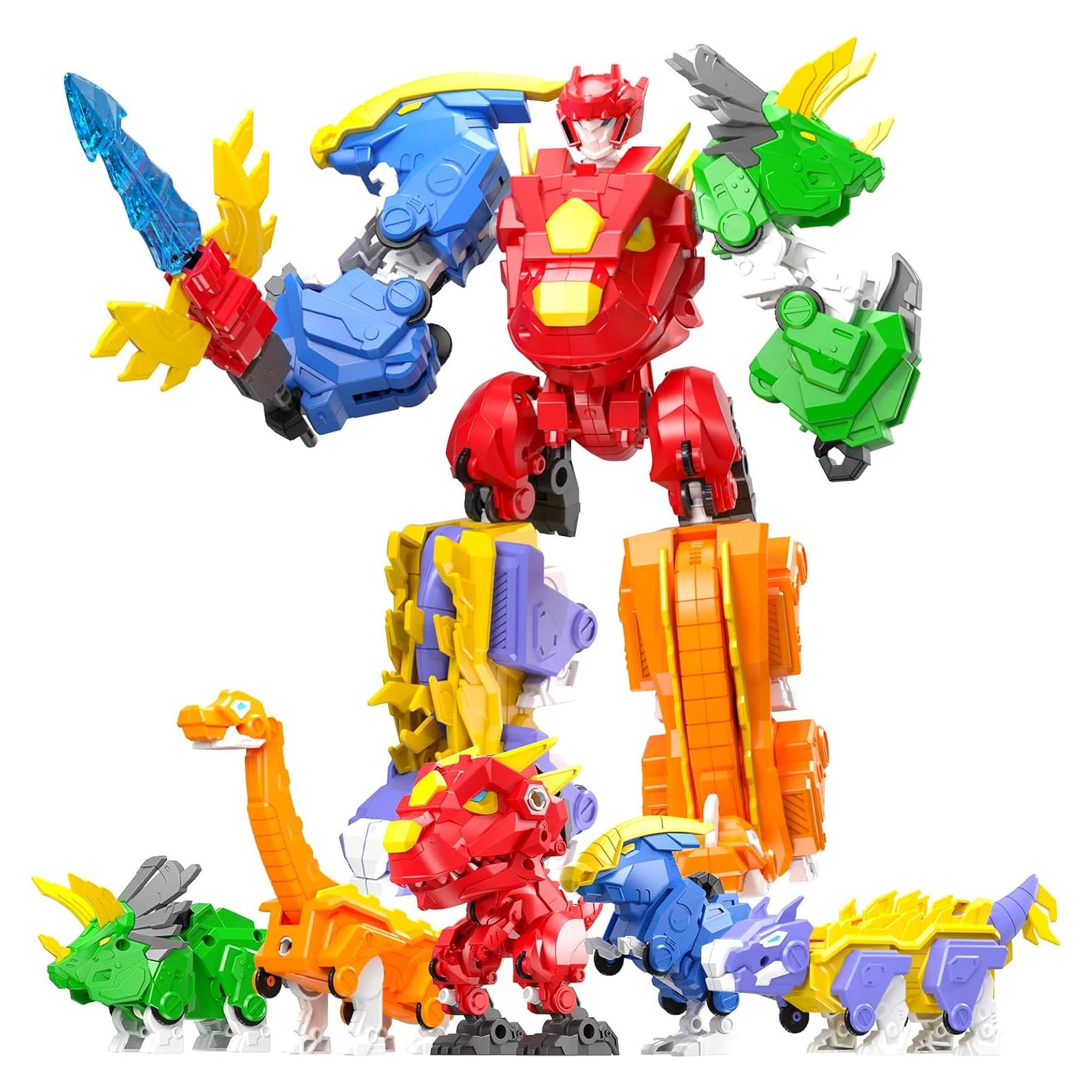 Juguete Robot Transformador Dinosaurio 5-en-1 RISUNTOY