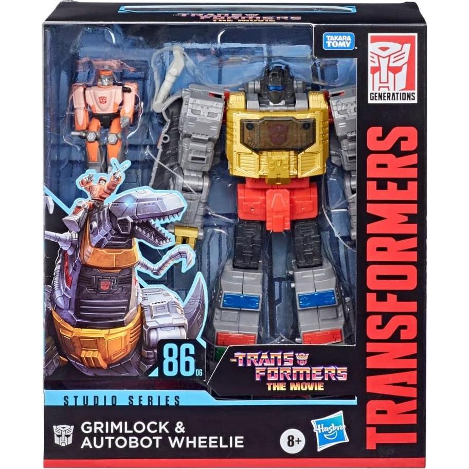 Transformers Grimlock y Autobot Wheelie Hasbro 21.6 cm