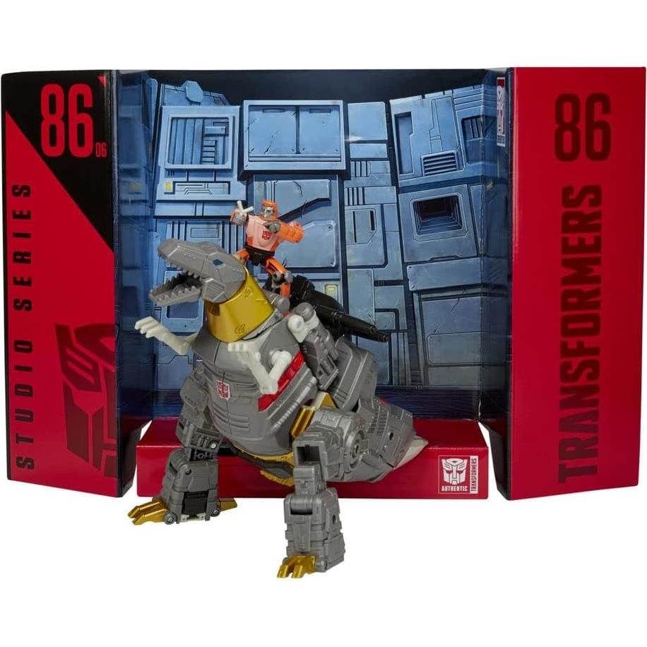 Transformers Grimlock y Autobot Wheelie Hasbro 21.6 cm