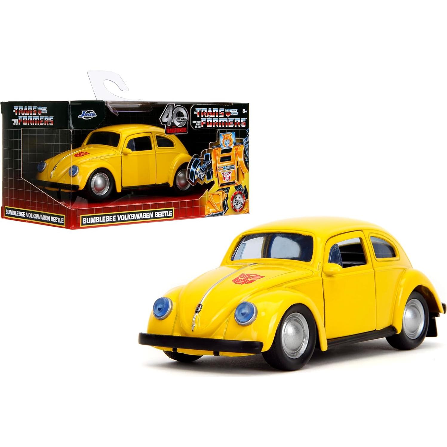 Transformers G1 Bumblebee Volkswagen Beetle 1:32 Juguete Die-Cast