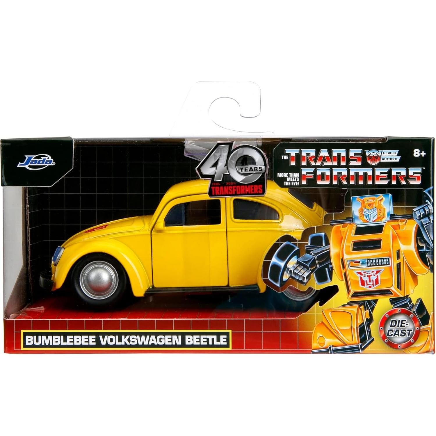 Transformers G1 Bumblebee Volkswagen Beetle 1:32 Juguete Die-Cast