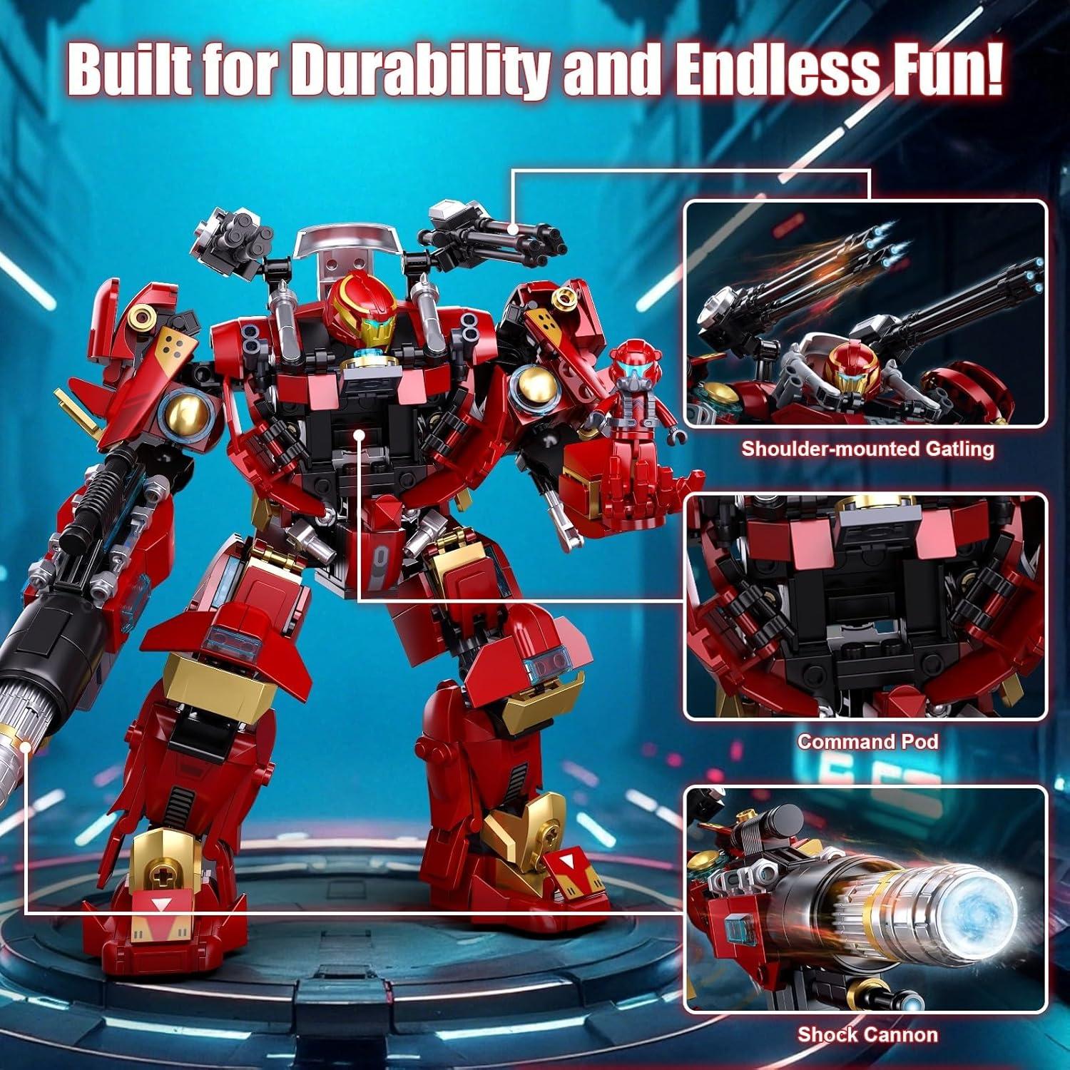 Juego de Construcción Robot Mech 588 Piezas ibrickpark