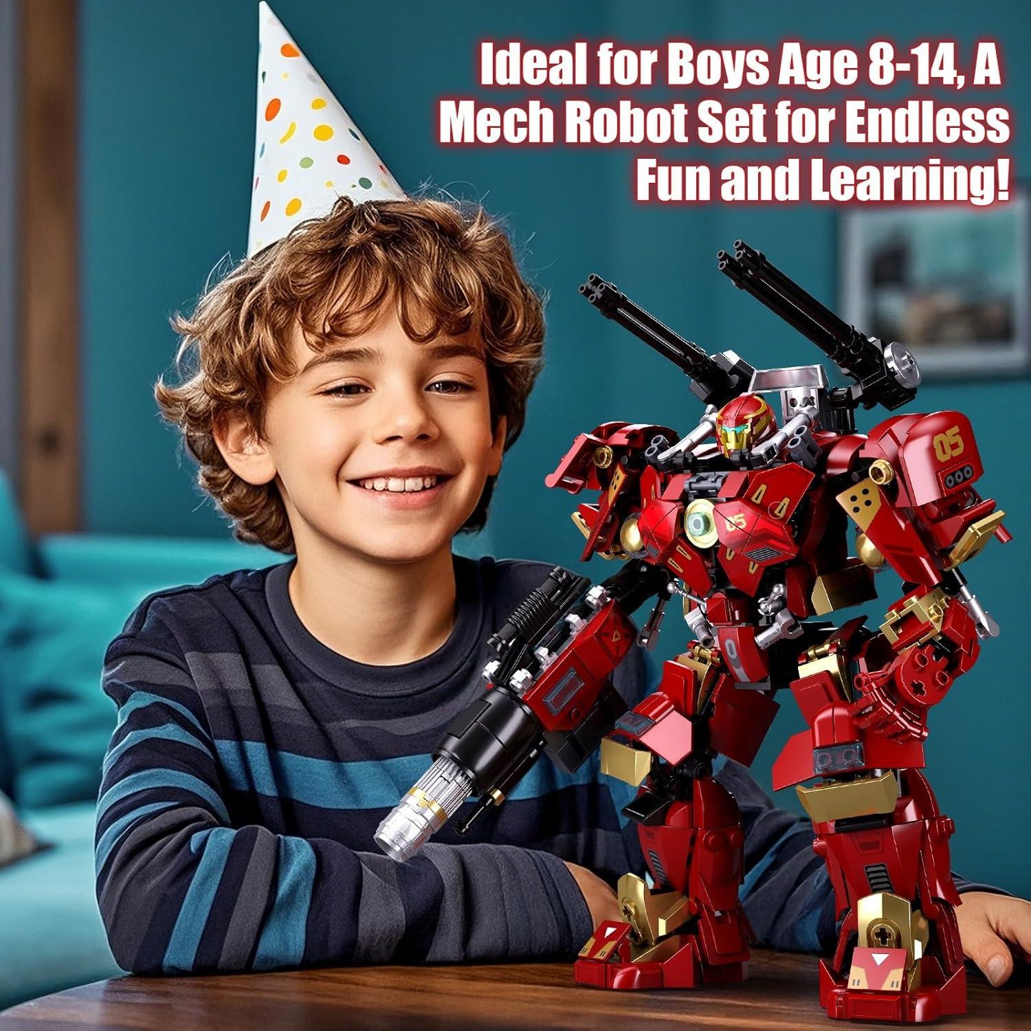 Juego de Construcción Robot Mech 588 Piezas ibrickpark