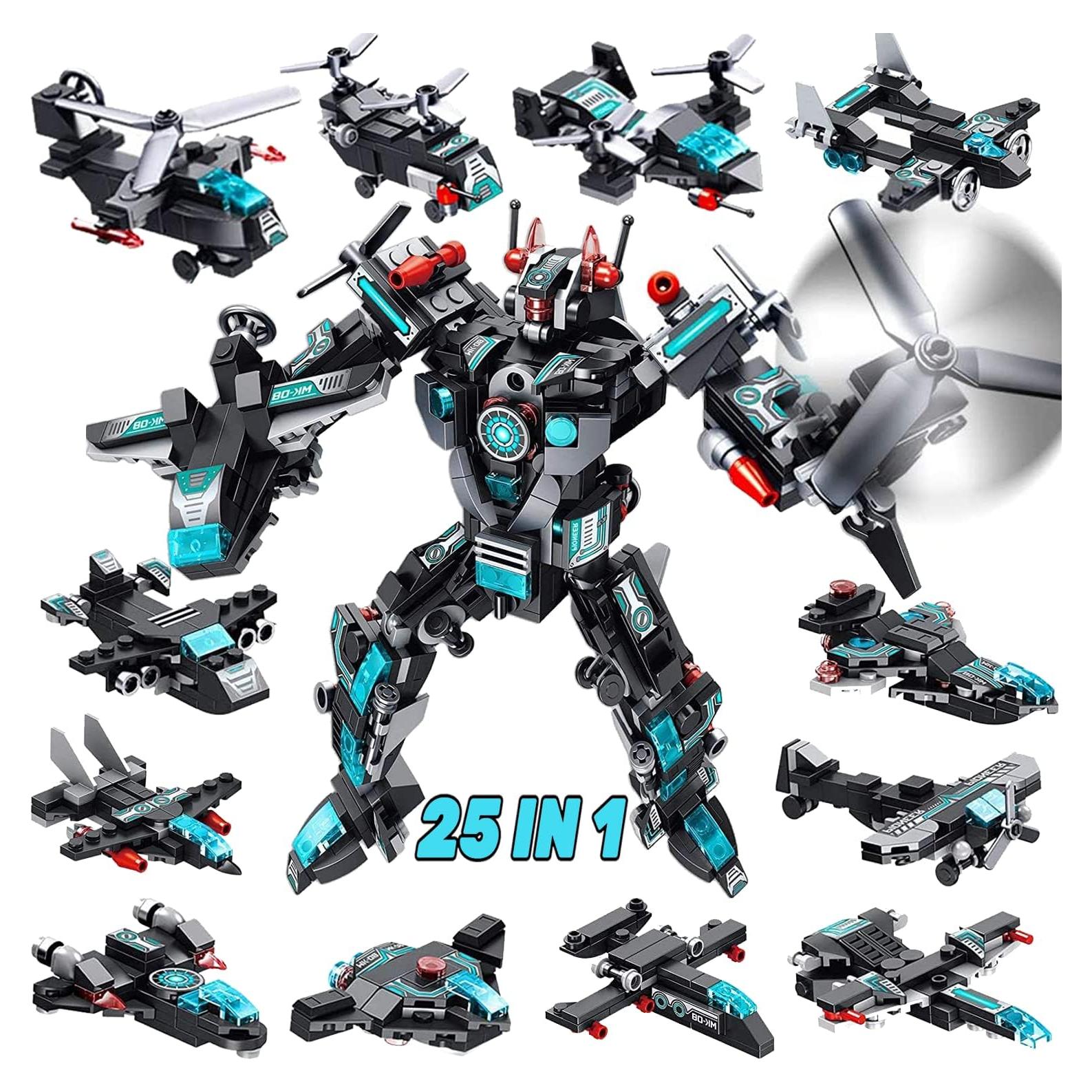 Kit de Construcción de Robots MOONTOY 577 Piezas STEM 24 en 1